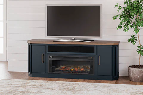 Landocken XL TV Stand w/Fireplace Option - Image 2