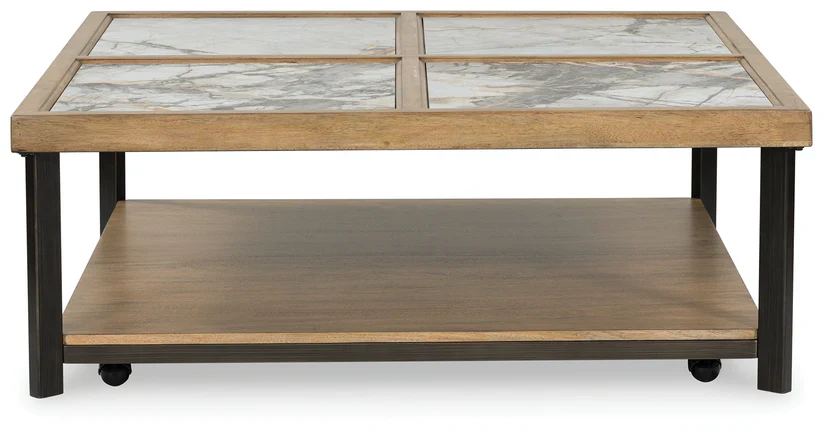 Montia Square Cocktail Table + 2 End table - Image 10