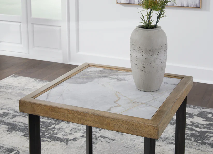 Montia Square Cocktail Table + 2 End table - Image 4