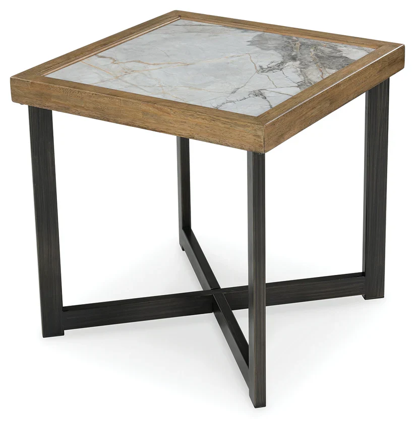 Montia Square Cocktail Table + 2 End table - Image 5