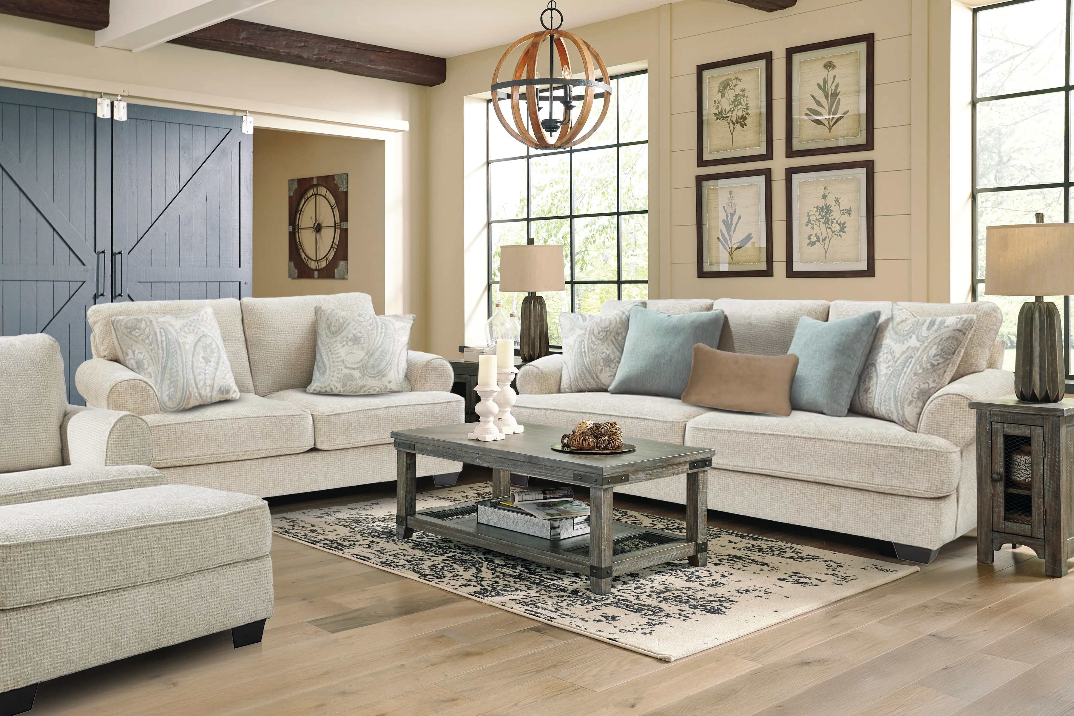 Auralith Sofa set (3+2+2) + Accent Chair - Image 2