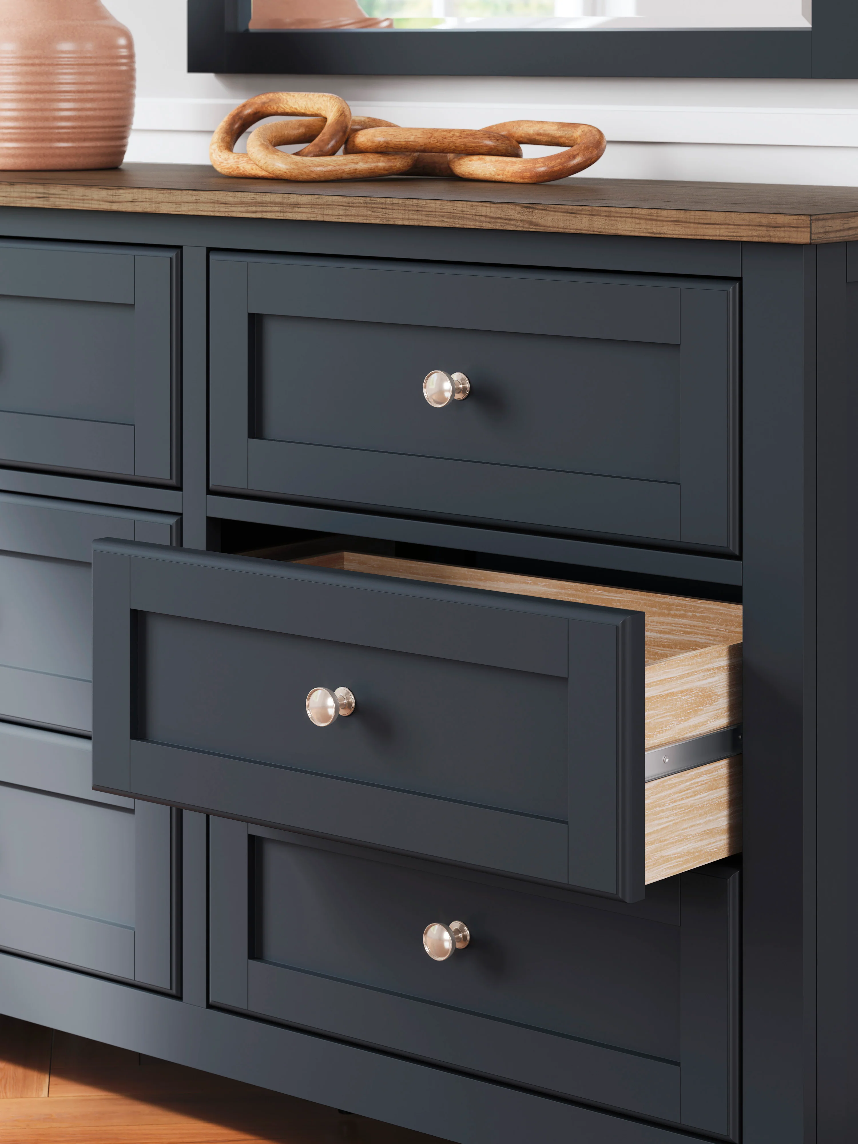 Landocken Dresser With Mirror - Image 5