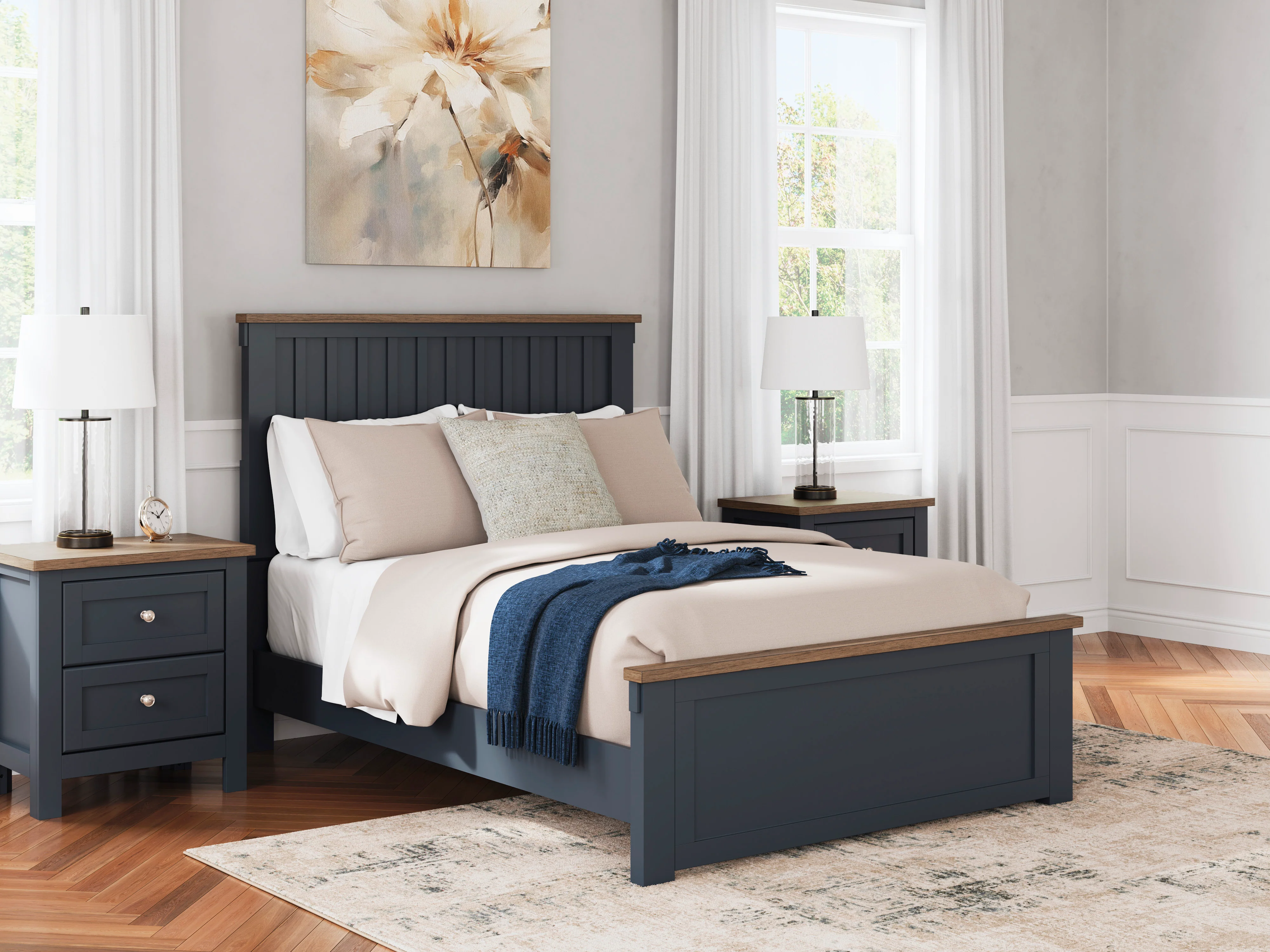 Landocken Two Drawer Night Stand - Image 11