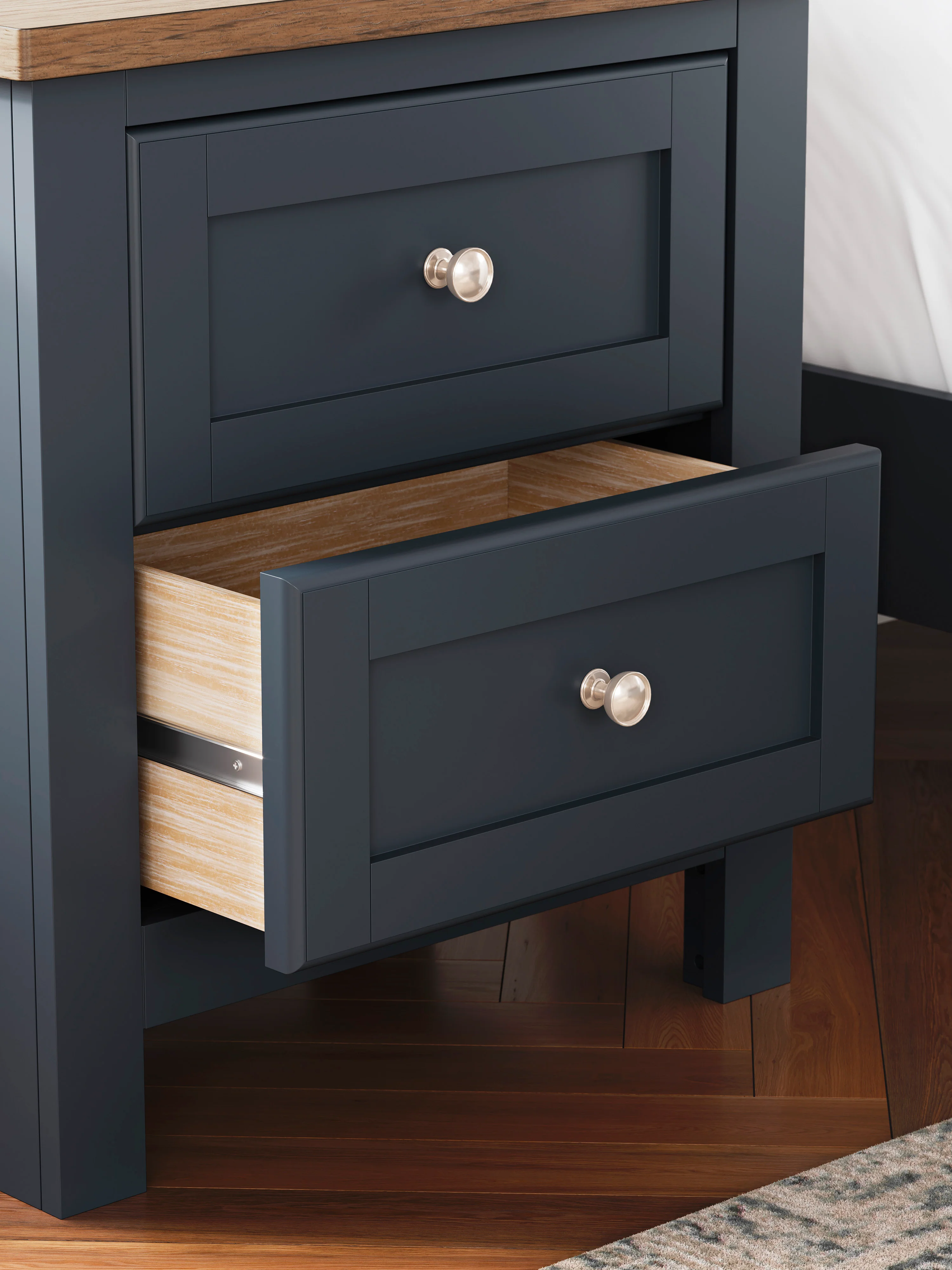 Landocken Two Drawer Night Stand - Image 6