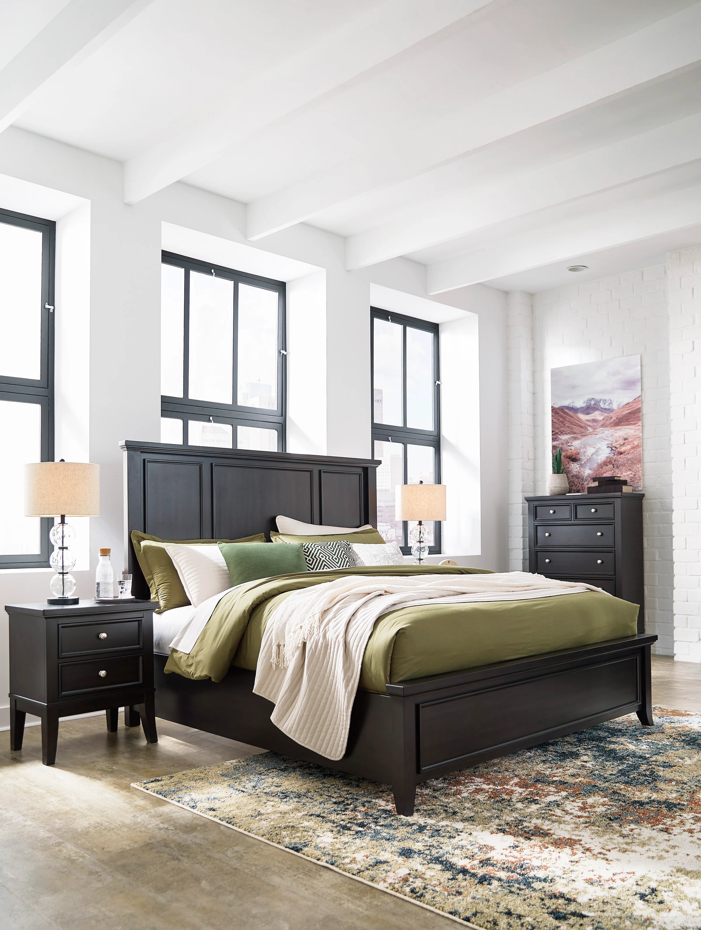 Bambori King Panel Bed - Image 2