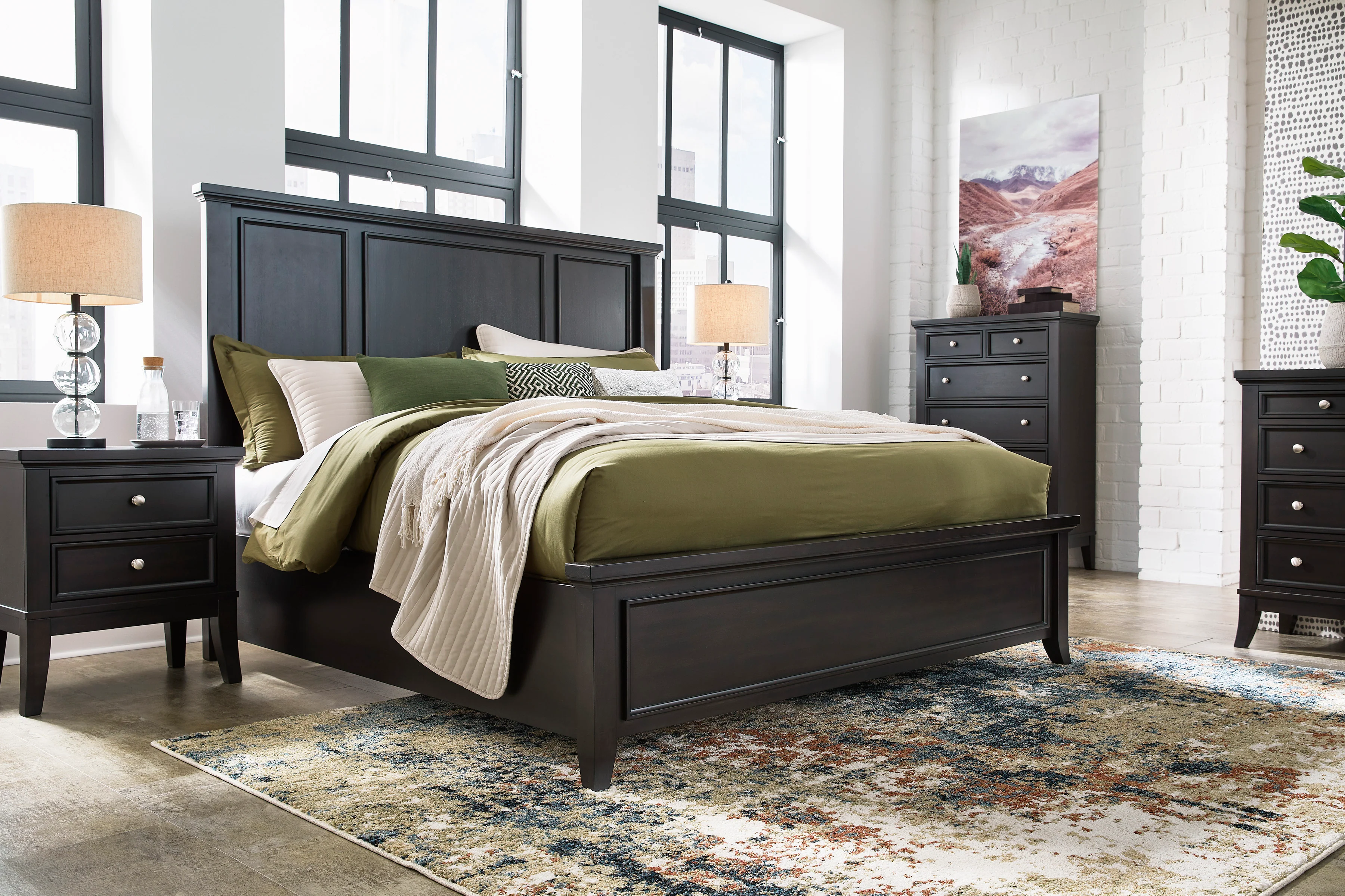 Bambori King Panel Bed - Image 5
