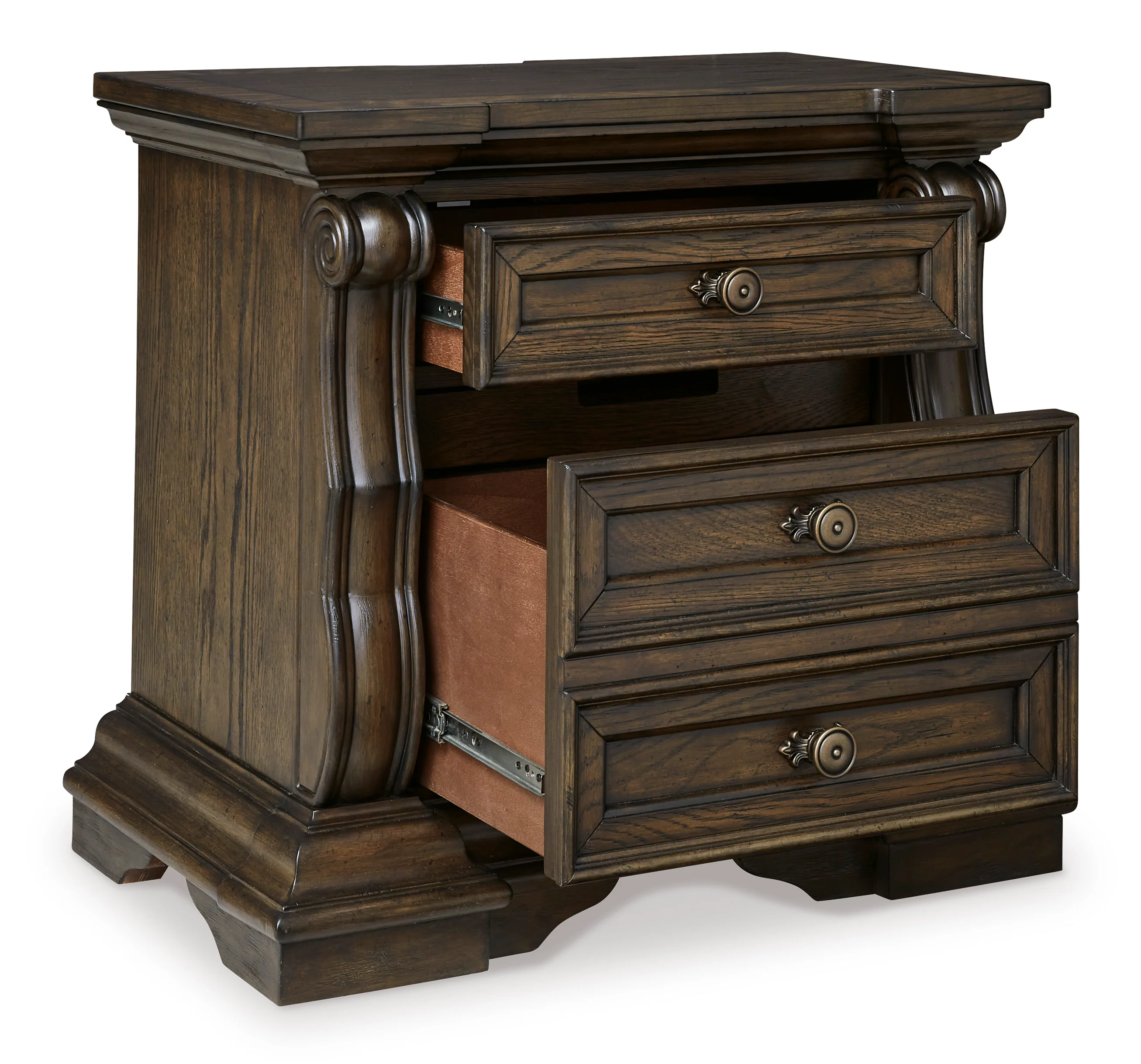 Maylee Three Drawer Night Stand - Image 3