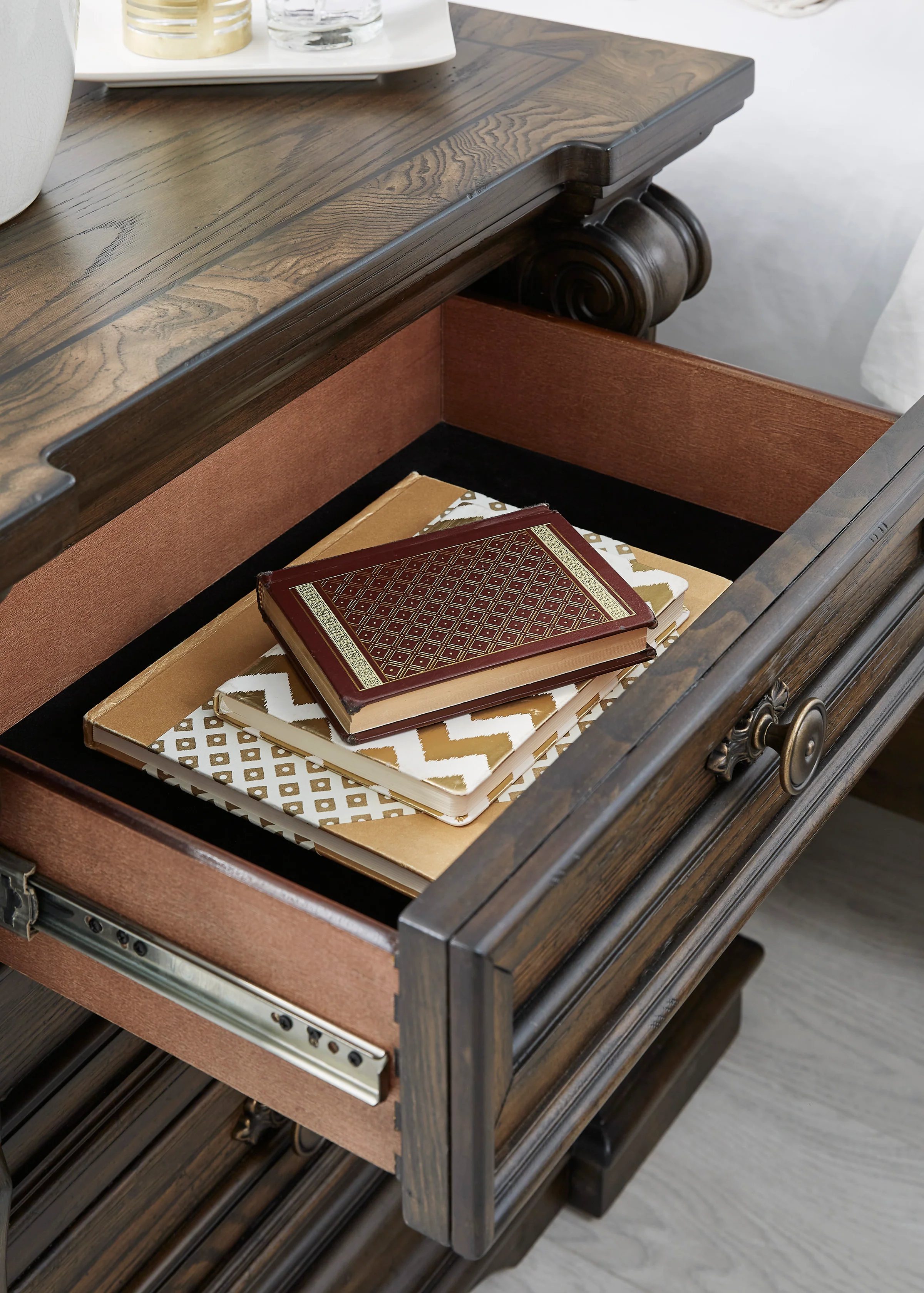 Maylee Three Drawer Night Stand - Image 4
