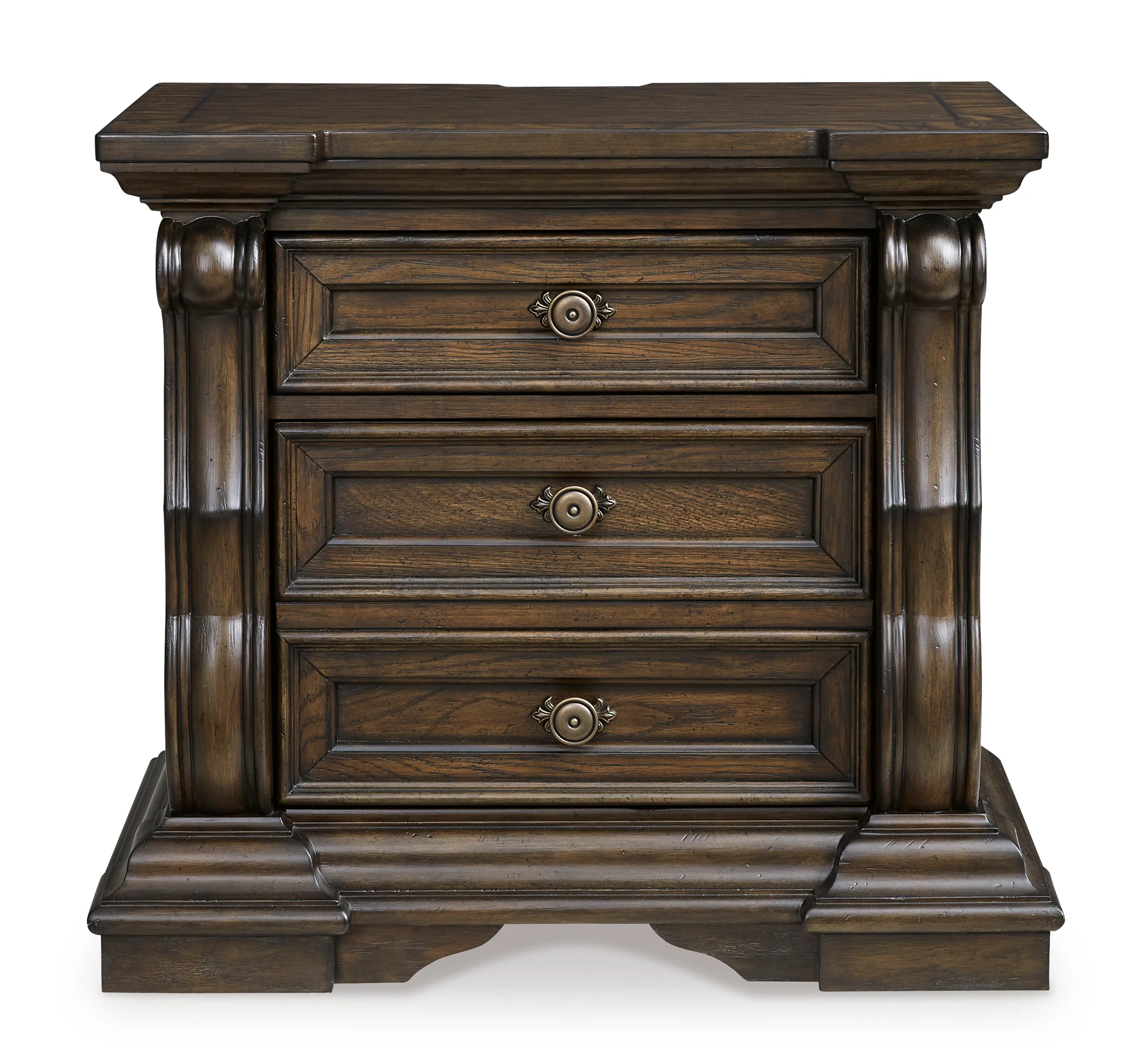 Maylee Three Drawer Night Stand - Image 5