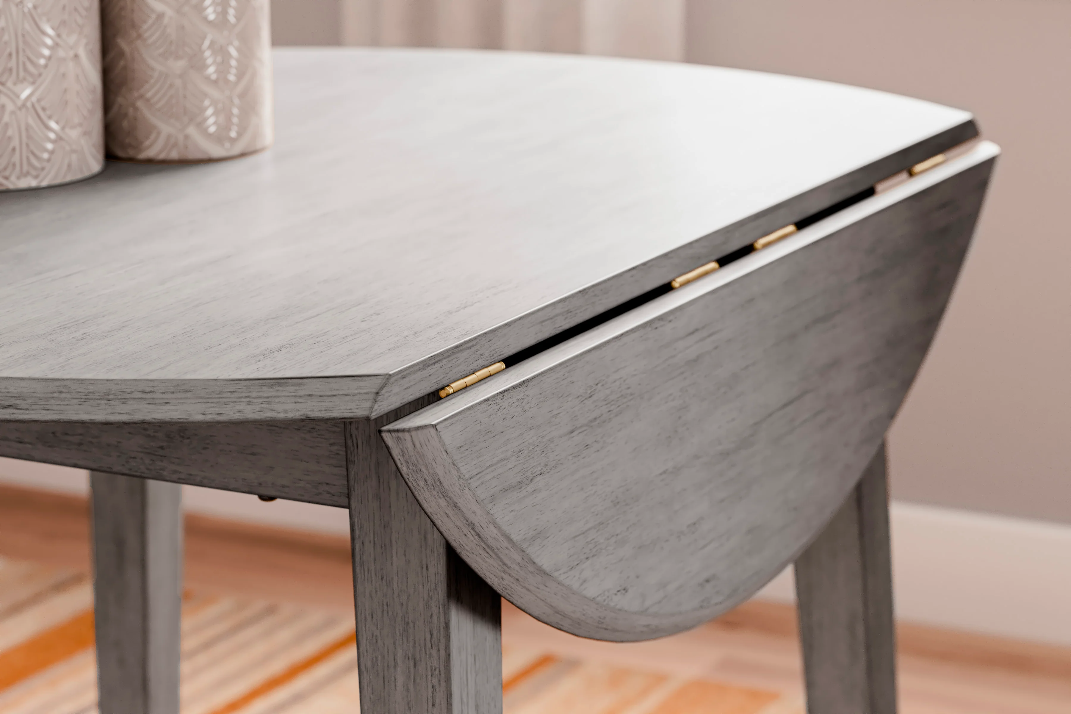 Shullden Drop Leaf Dining Table - Image 3