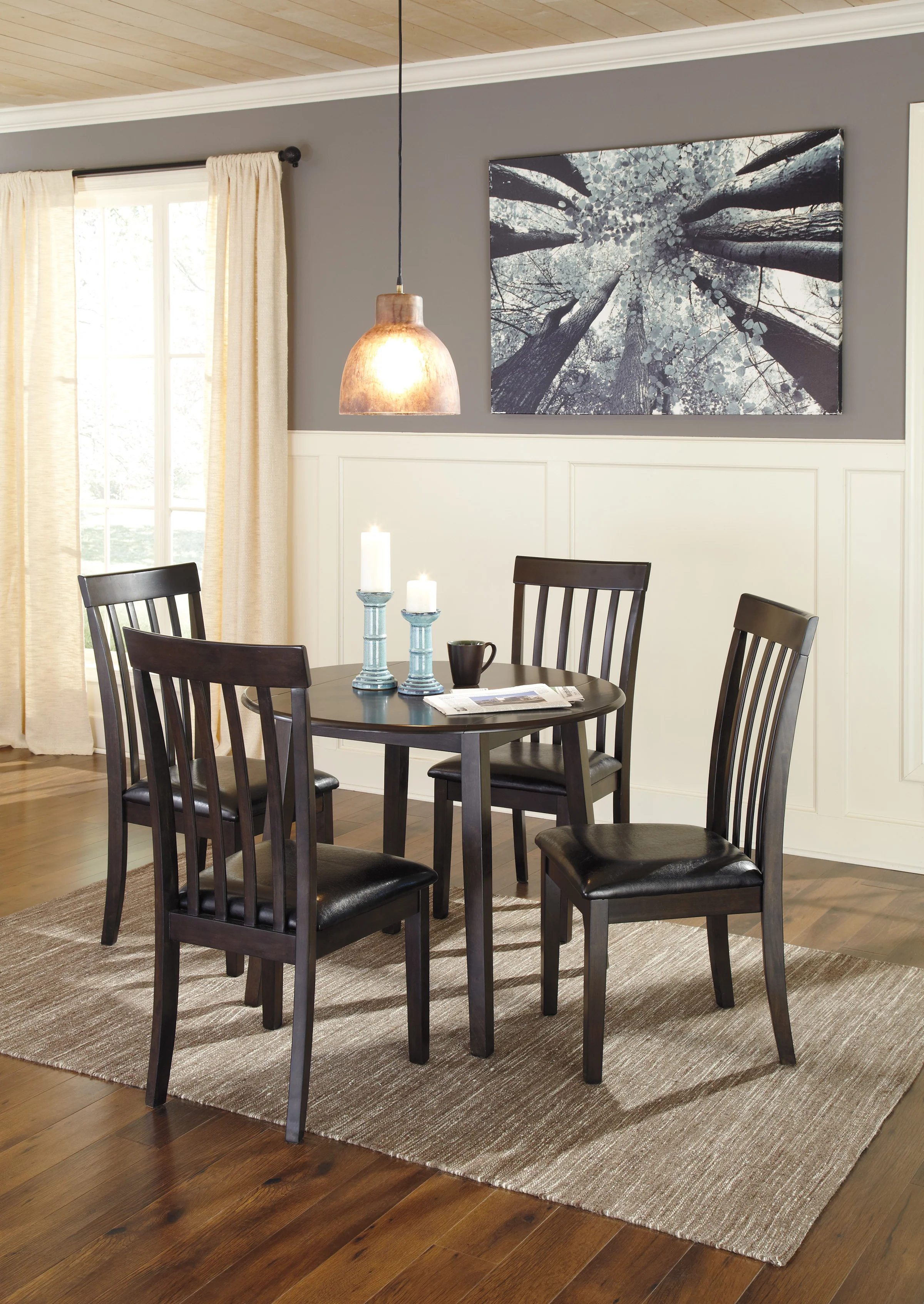 Hammis Dinning table set (Table+ 4 Chairs) - Image 3