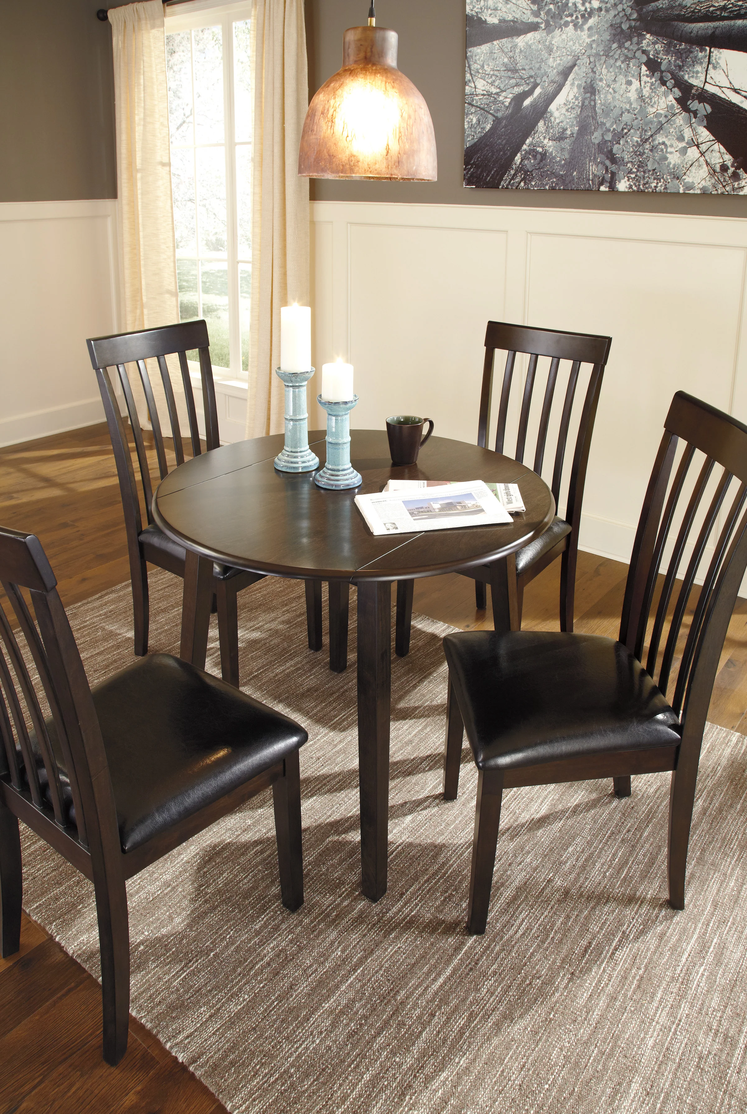 Hammis Dinning table set (Table+ 4 Chairs) - Image 4