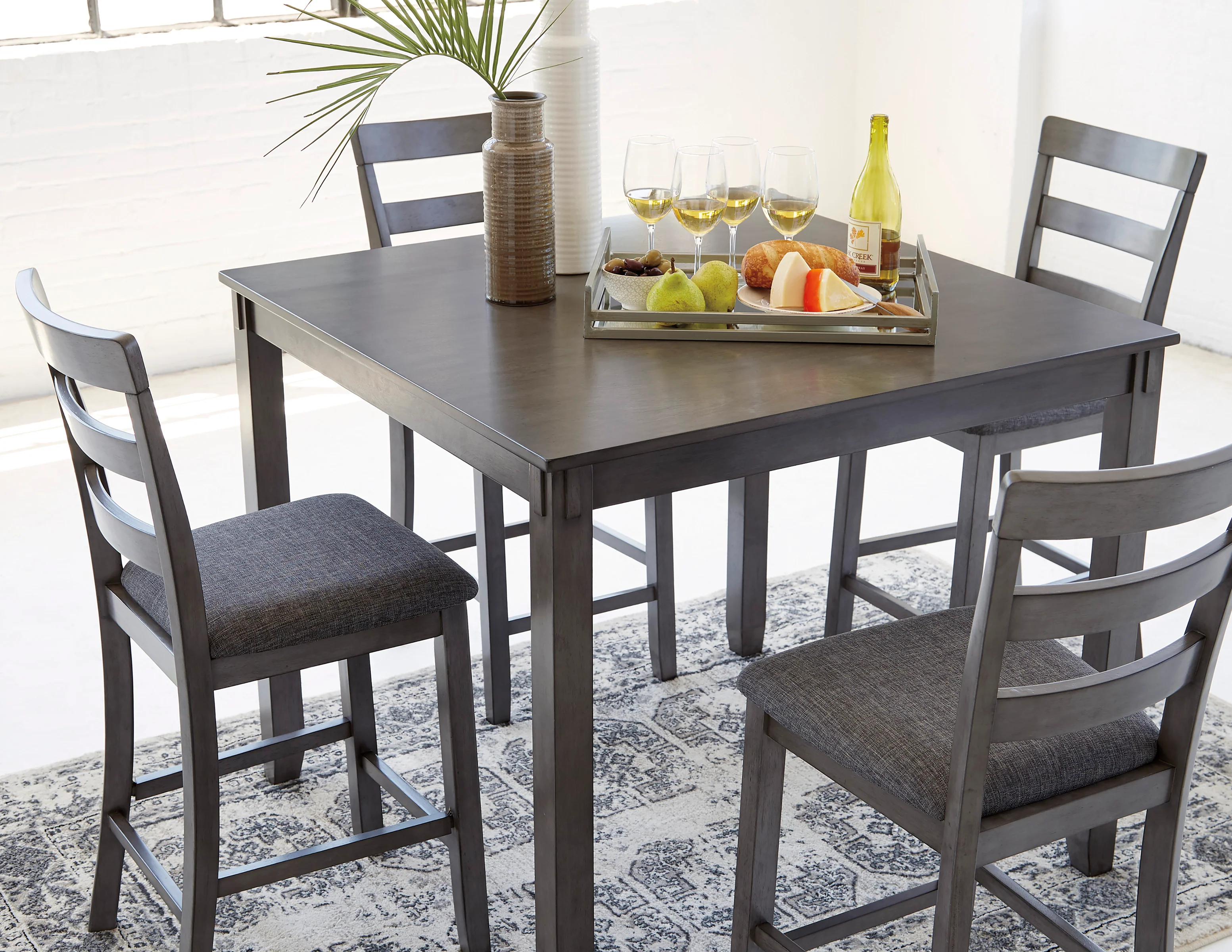 Bridson Counter Height Dining Table and Bar Stools (Set of 5) - Image 6