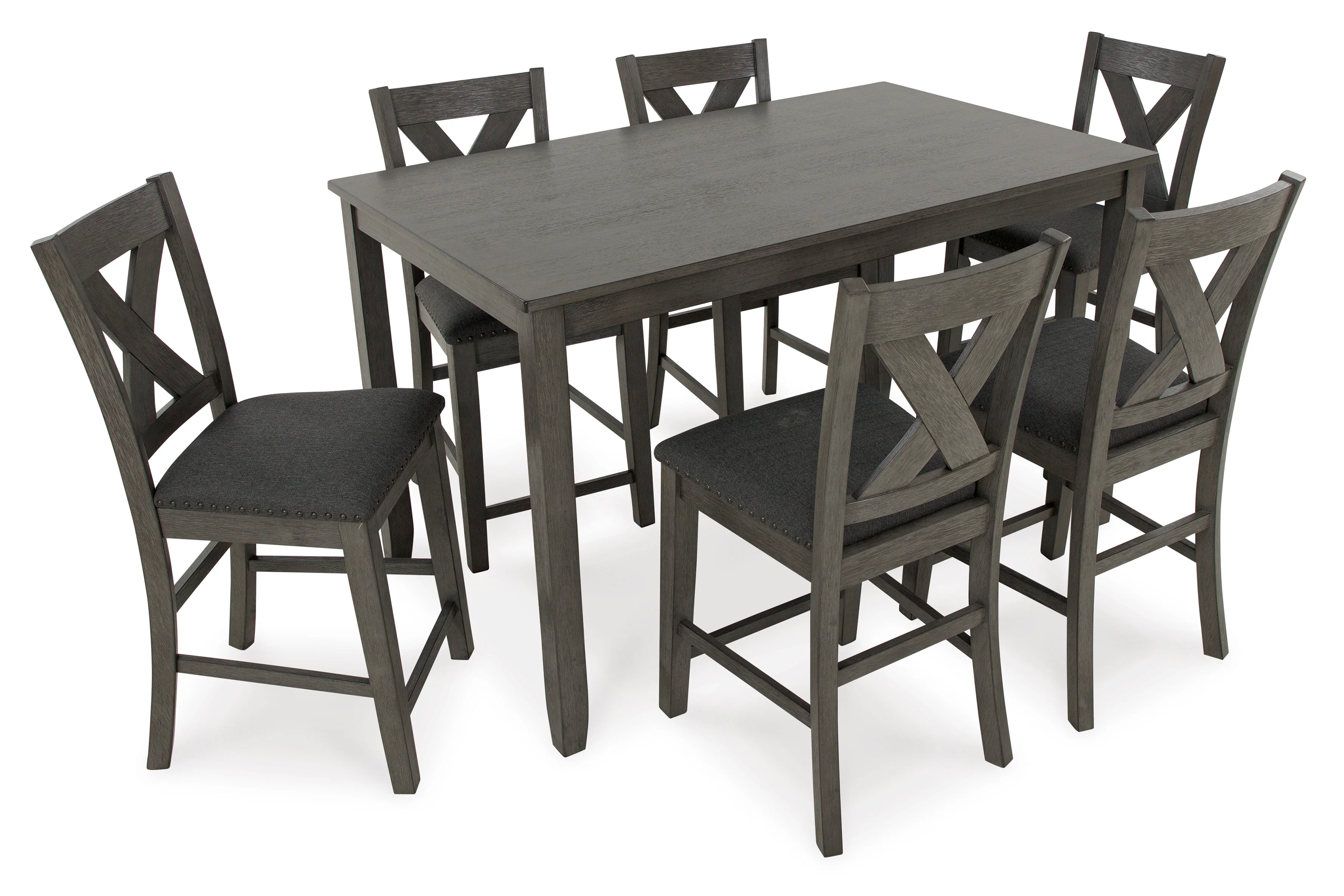 Caitbrook Counter Height Dining Table and Bar Stools (Set of 7) - Image 2