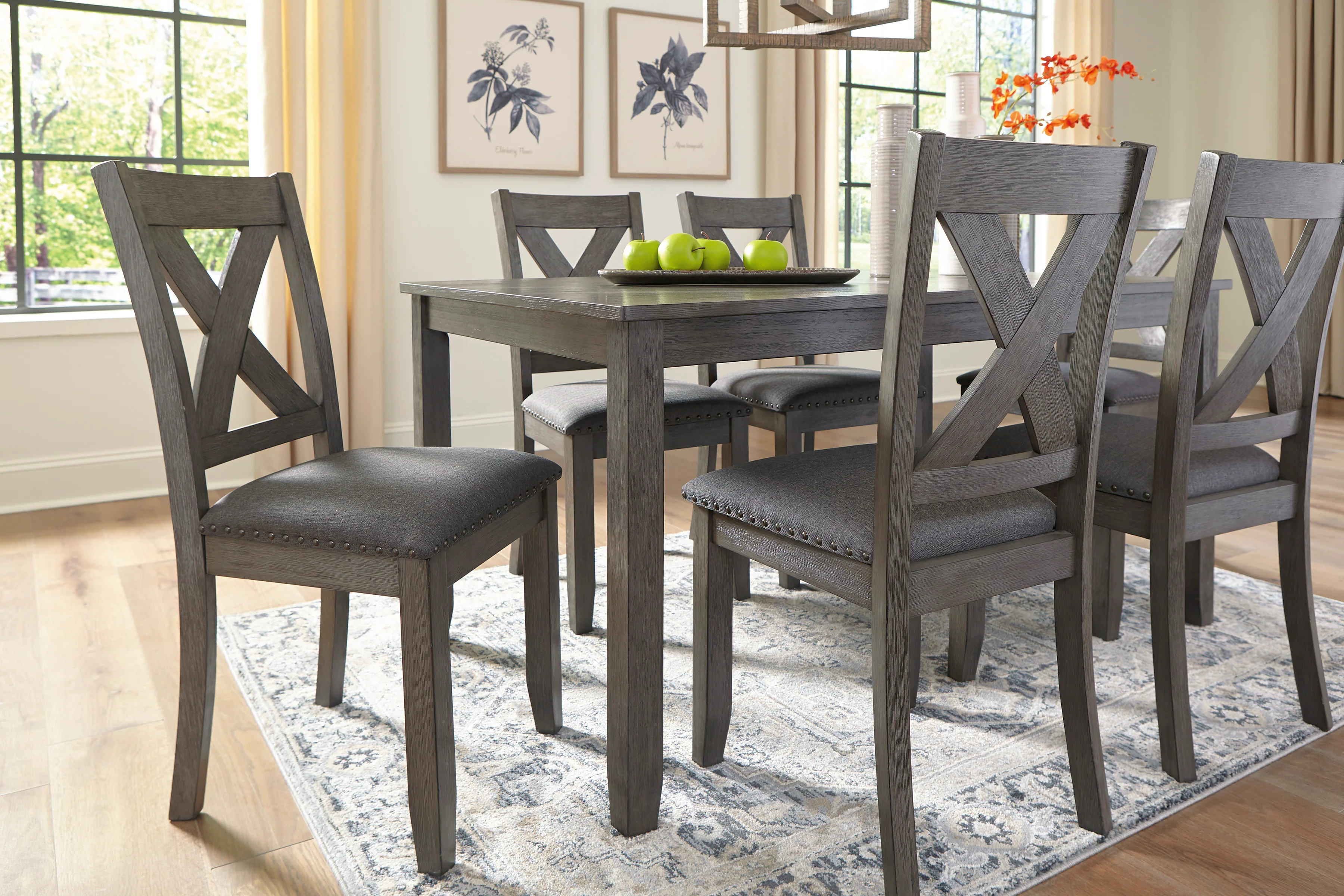 Caitbrook Dining Table and Chairs (Set of 7) - Image 3
