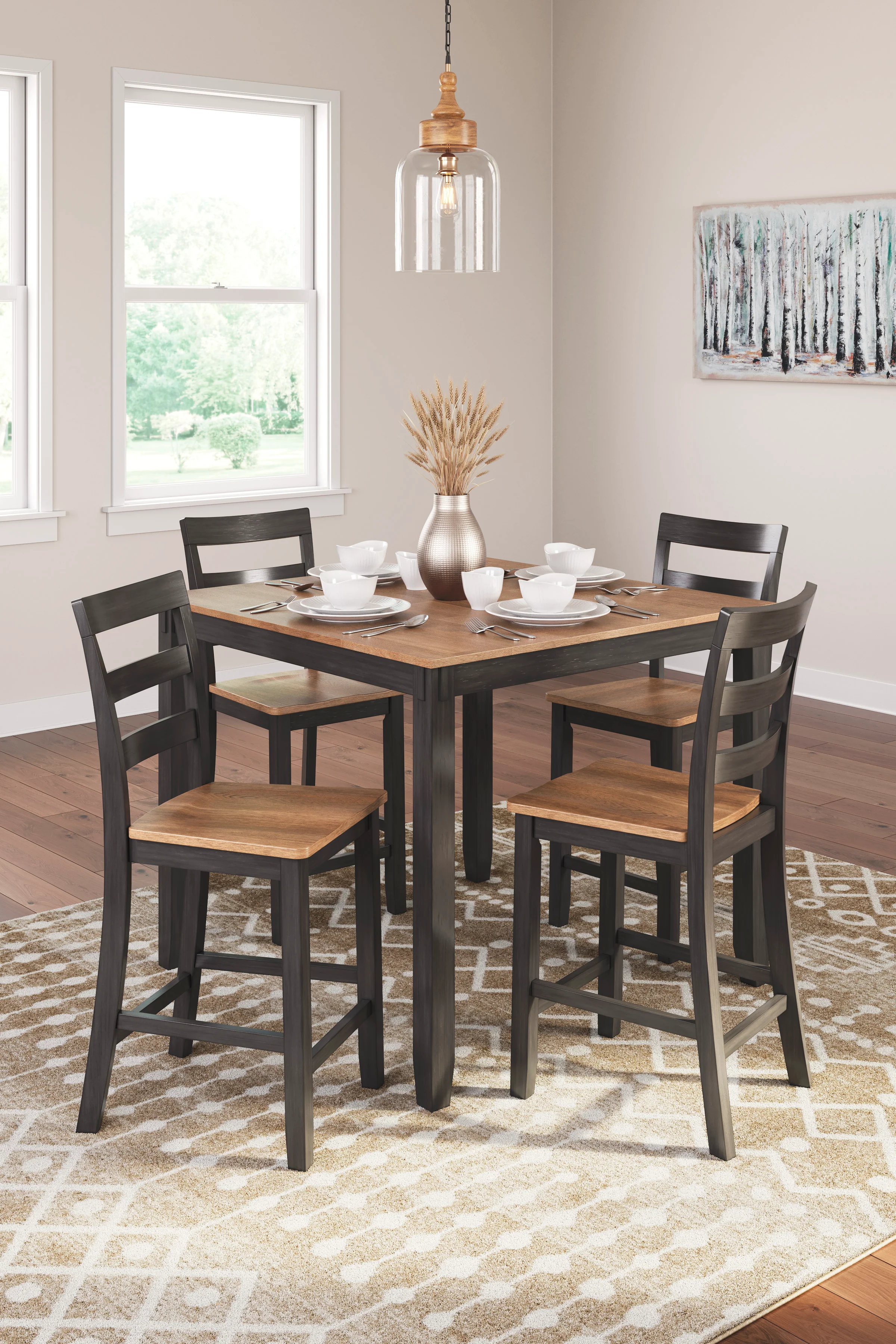 Gesthaven Counter Height Dining Table and 4 Barstools (Set of 5) - Image 5