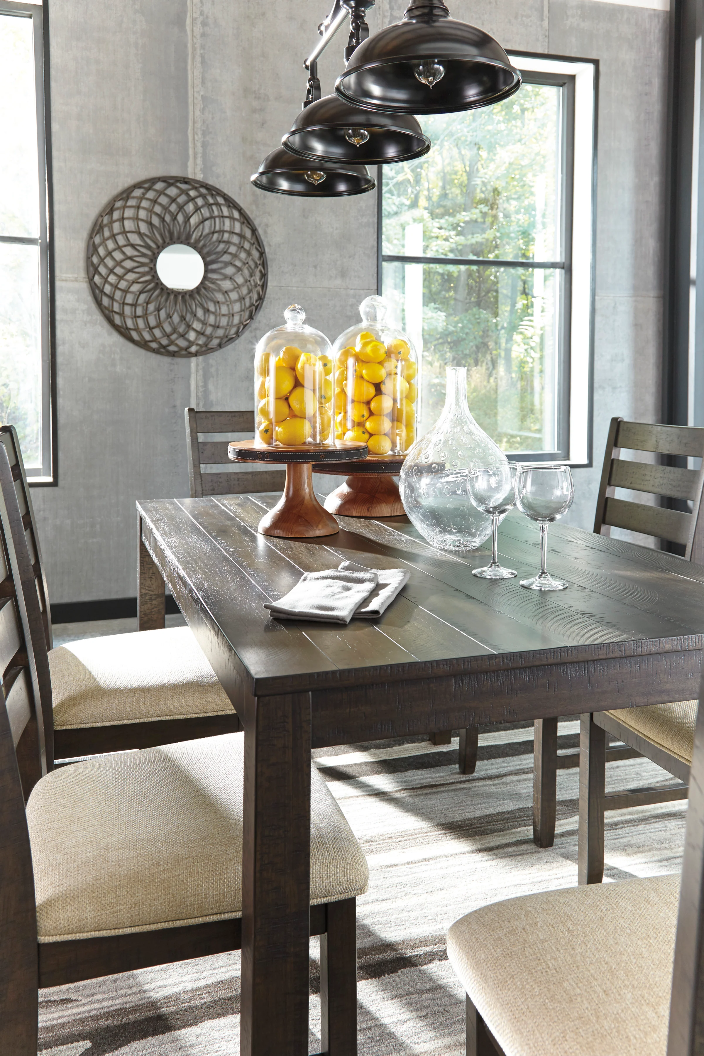 Rokane Dining Table and Chairs (Set of 7) - Image 6