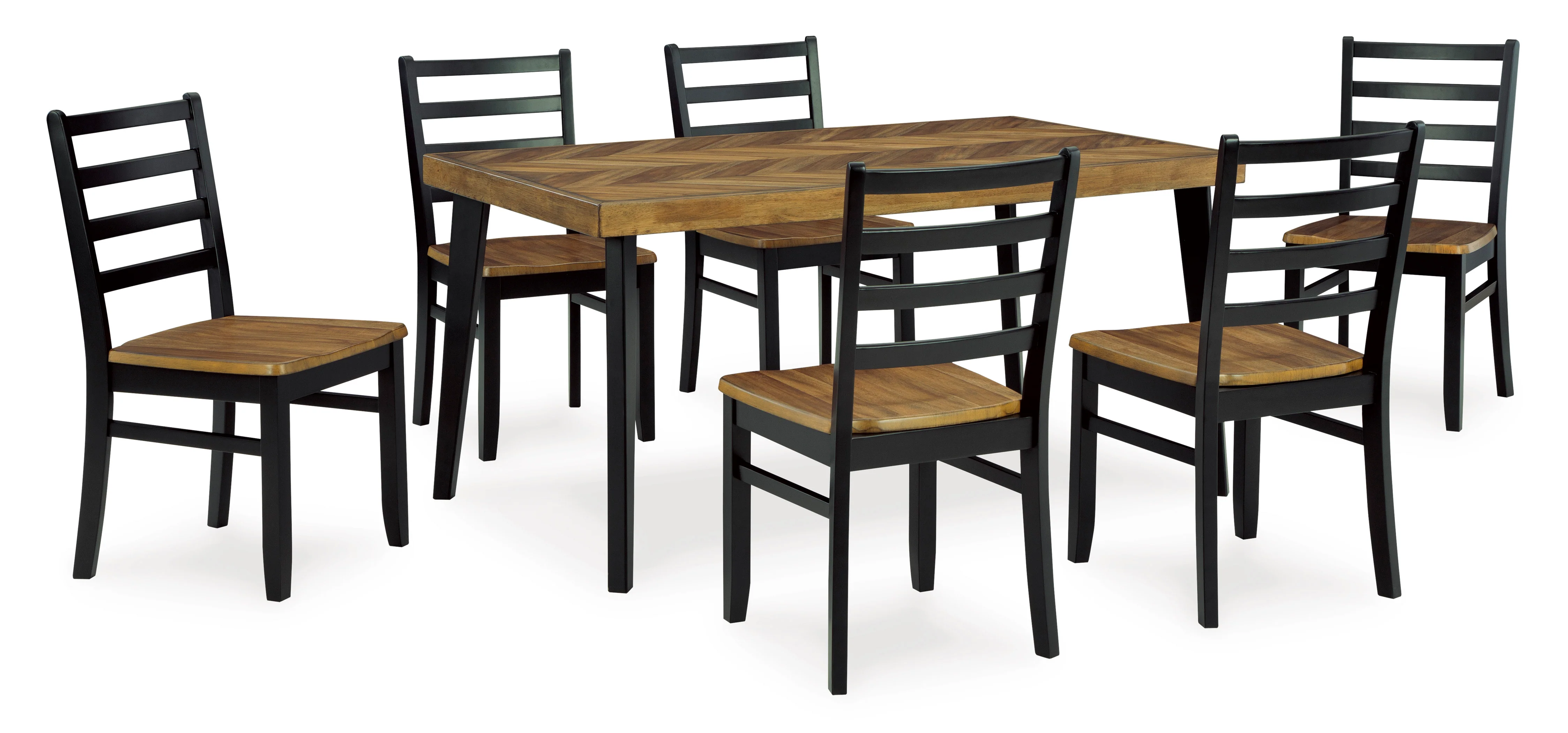 Blondon Dining Table and 6 Chairs (Set of 7) - Image 3