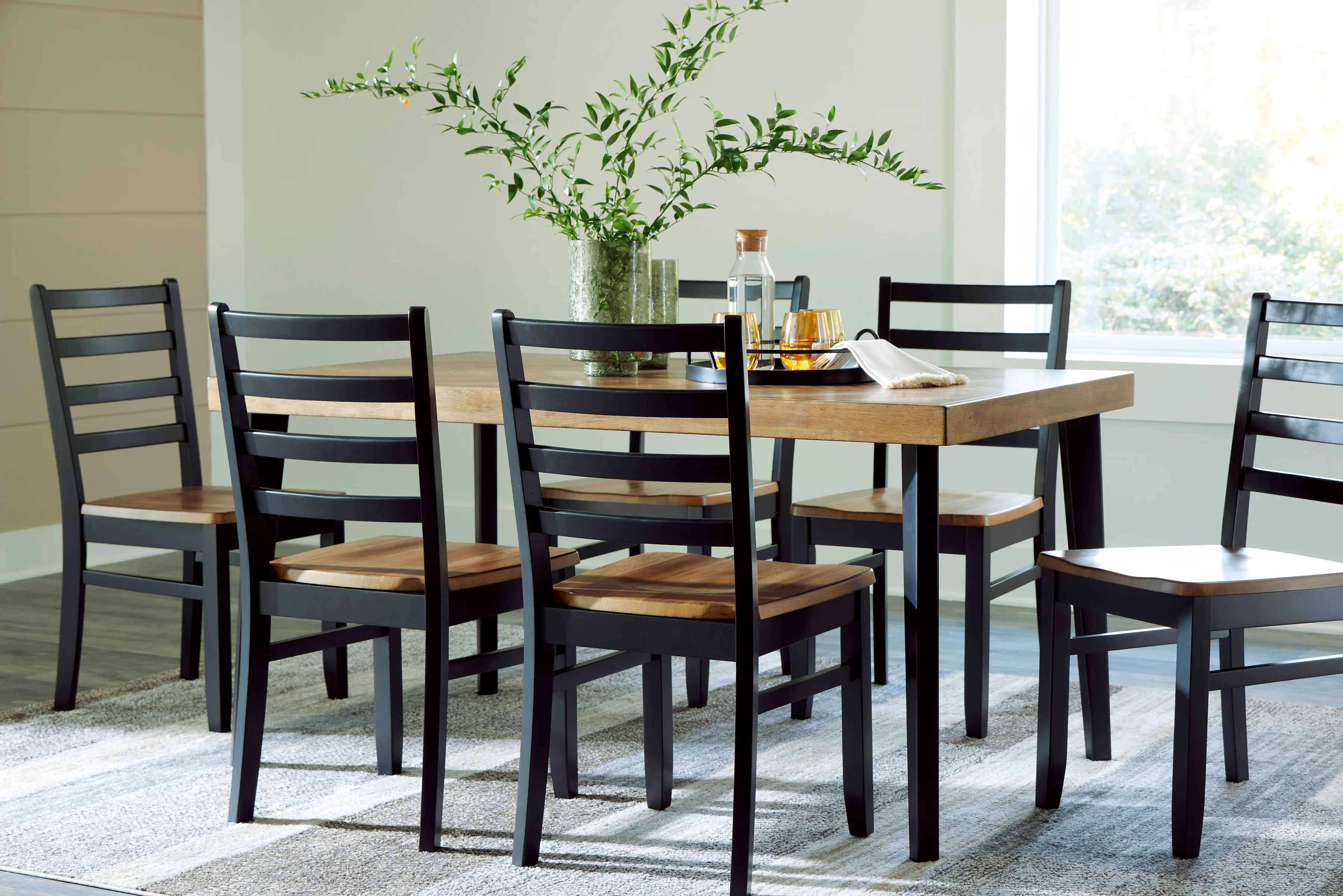 Blondon Dining Table and 6 Chairs (Set of 7) - Image 4