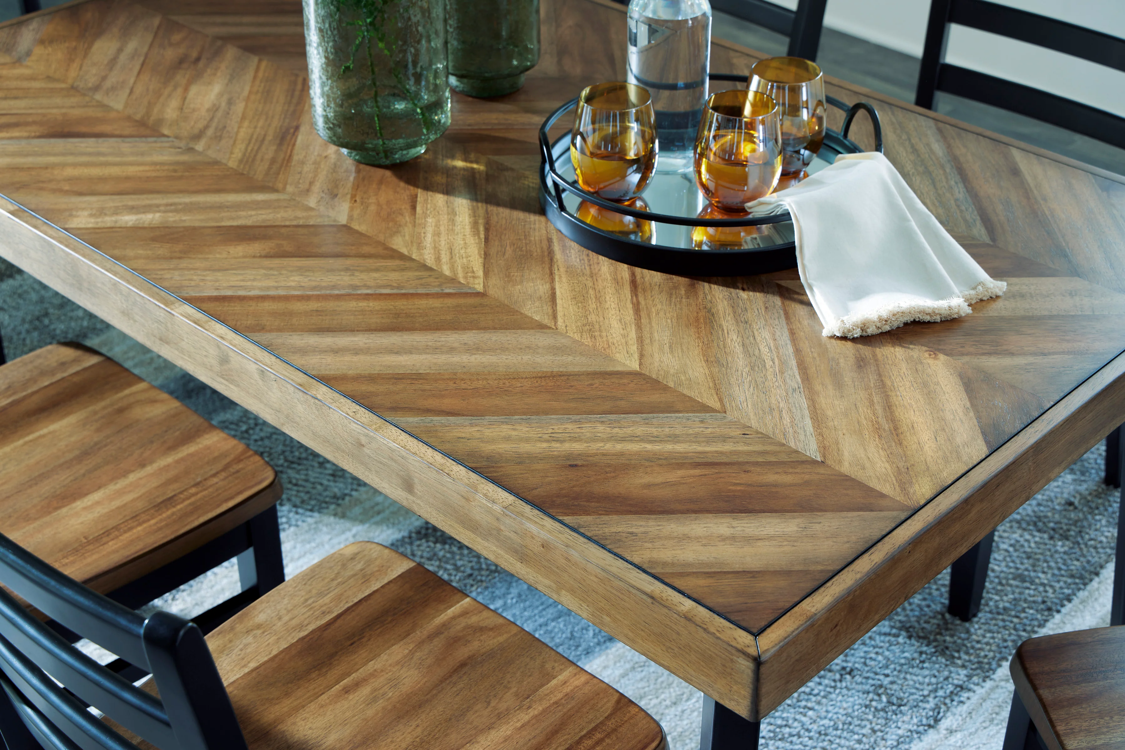 Blondon Dining Table and 6 Chairs (Set of 7) - Image 7