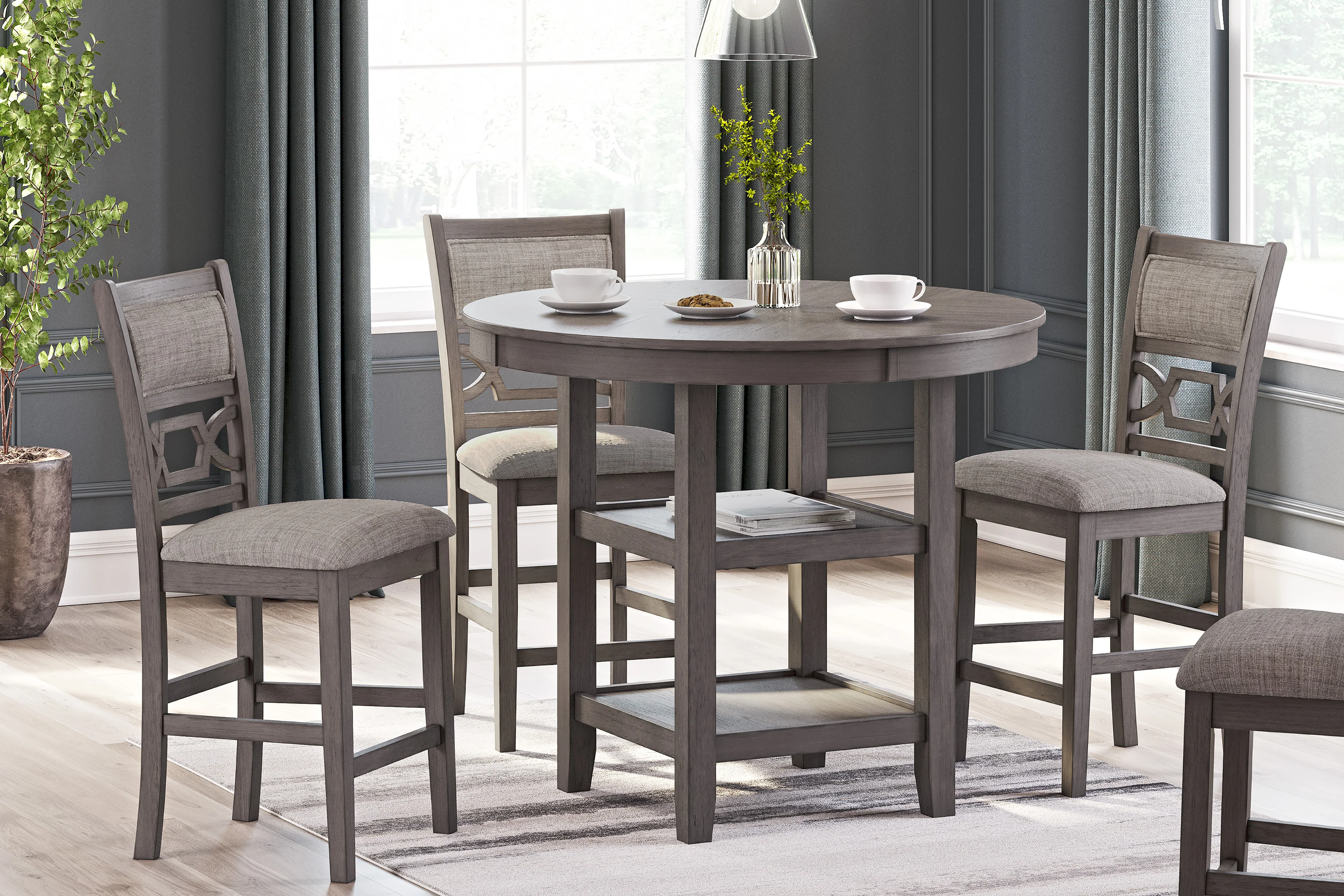 Wrenning Counter Height Dining Table and 4 Barstools (Set of 5) - Image 5