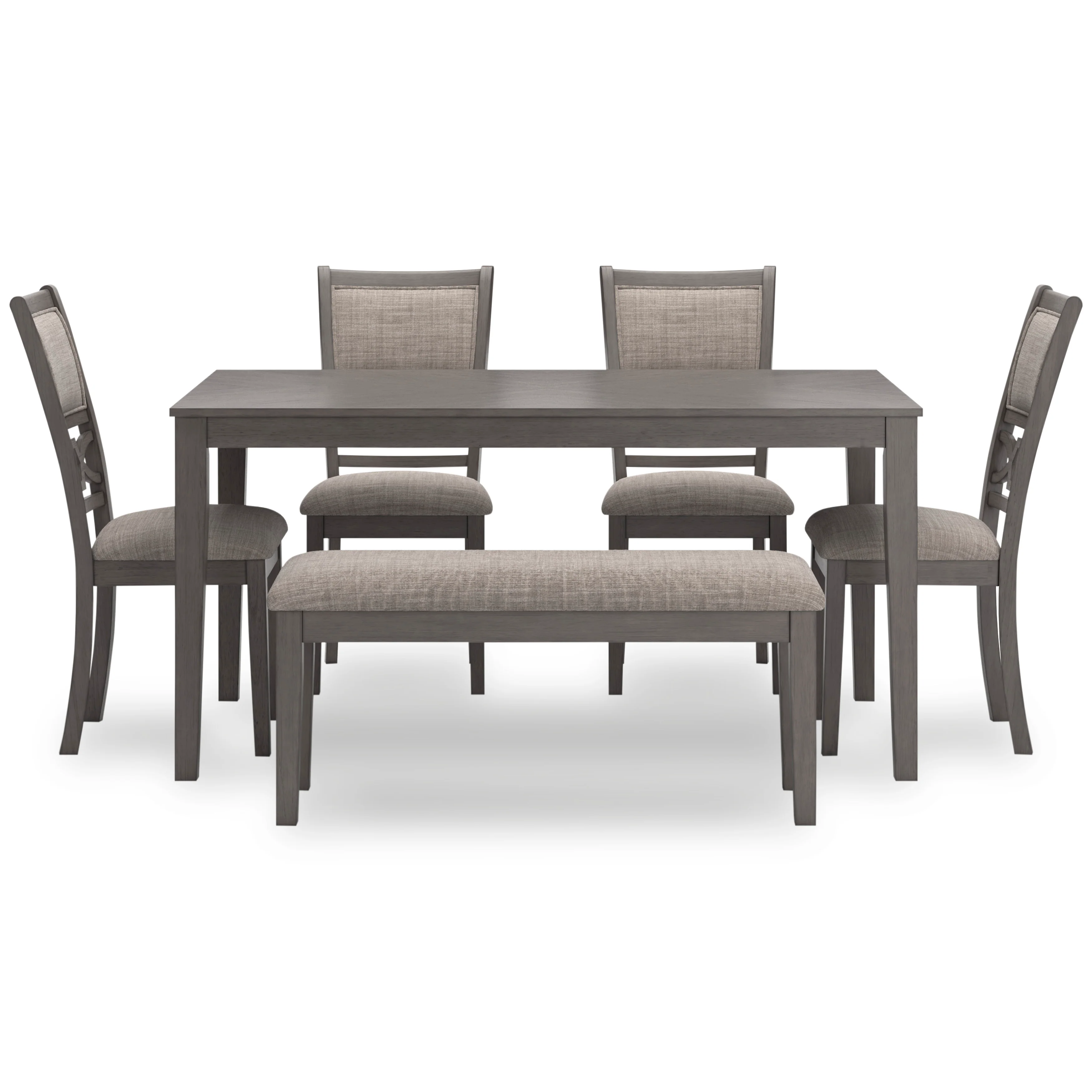 Wrenning Dining Table and 4 Chairs and Bench (Set of 6) - Image 3