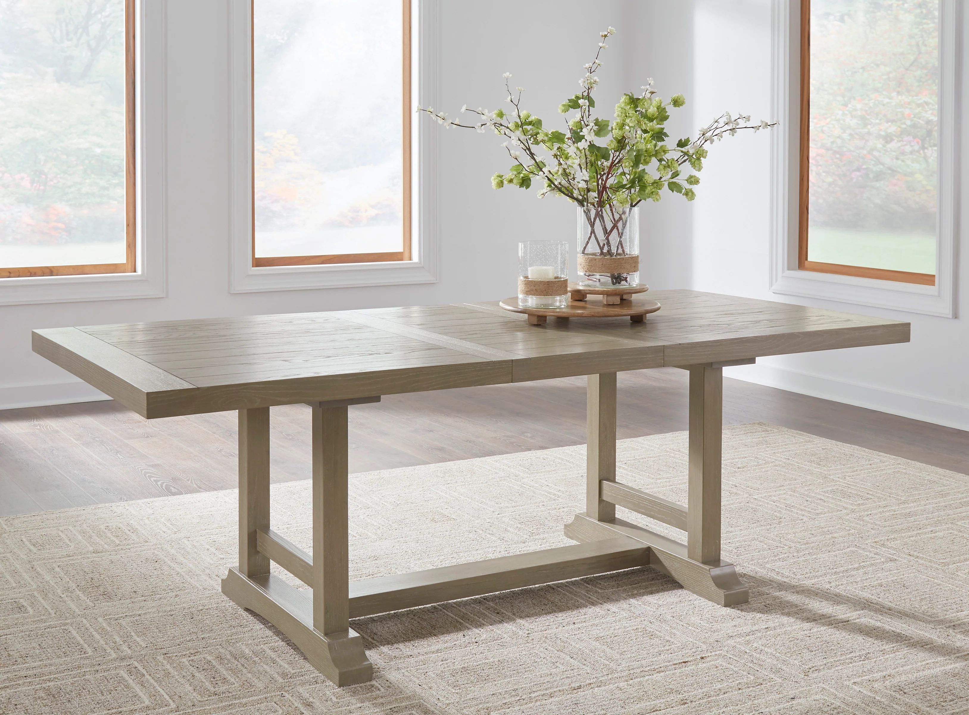 VALLARDIA Dinning table set (Table+ 6 chairs+ bench) - Image 15
