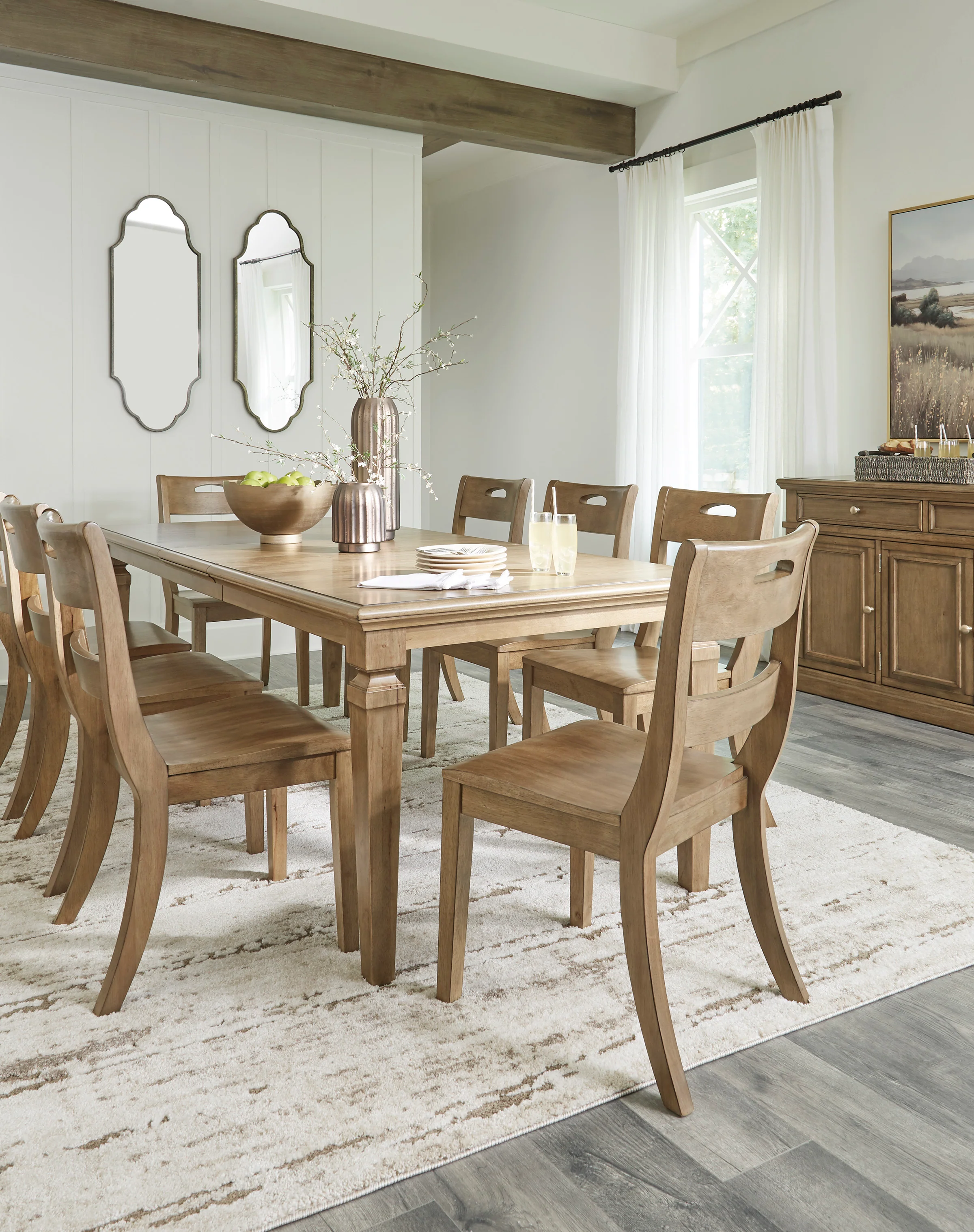 MYLARKEN Dinning table set (Table+ 8 chairs) - Image 7