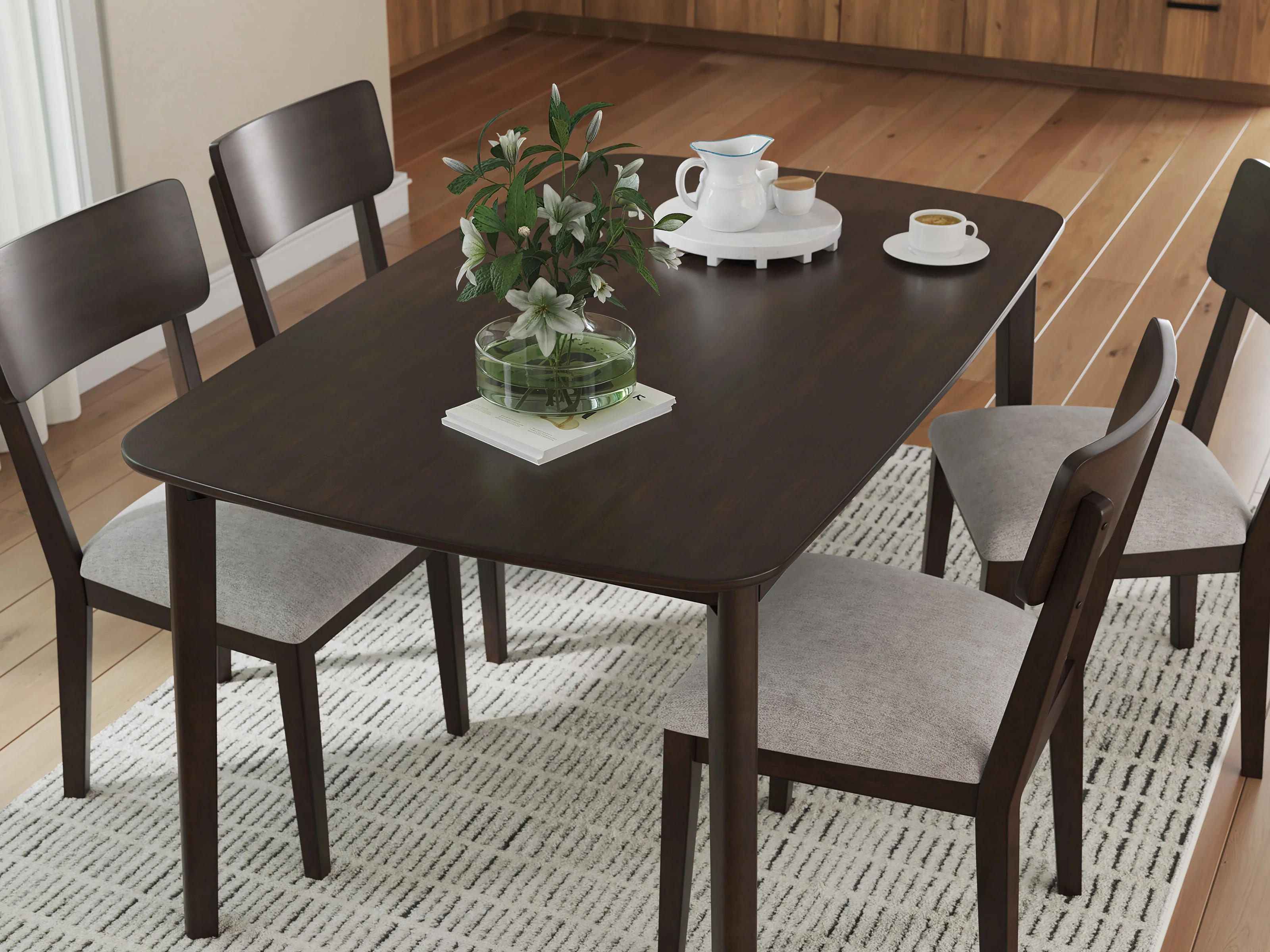 Dantenton Dining Table and 4 Chairs (Set of 5) - Image 4