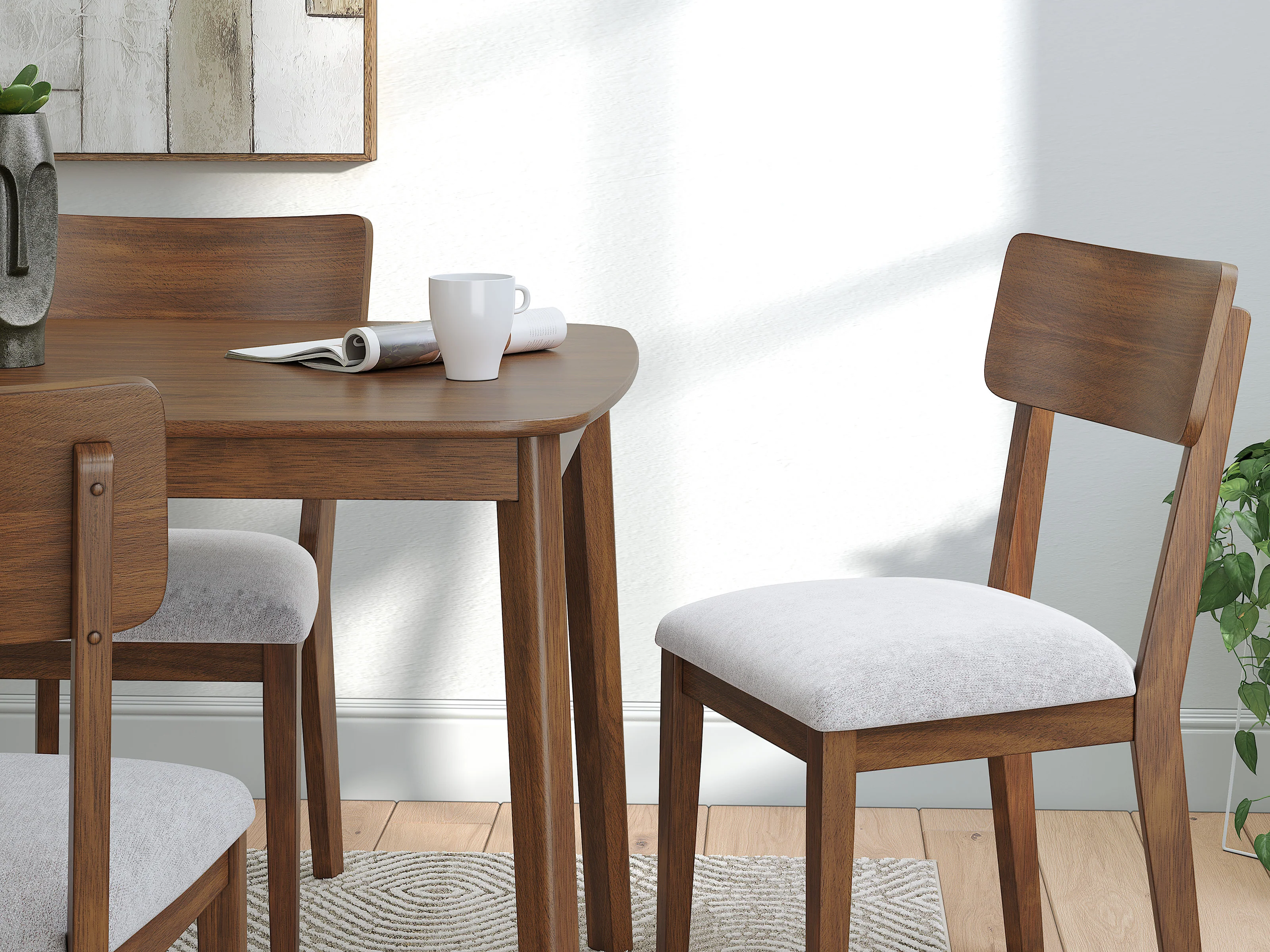 Lyncott Dining Table and 4 Chairs (Set of 5) - Image 3