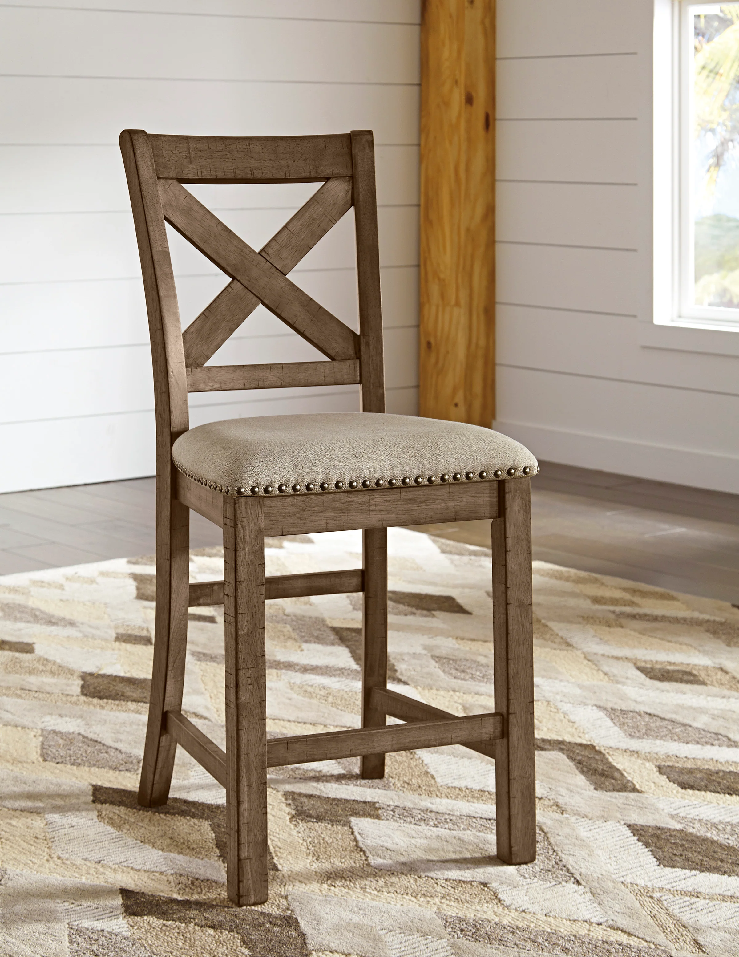 MORIVILLE Dinning table set (Table+ 4 Barstool) - Image 2