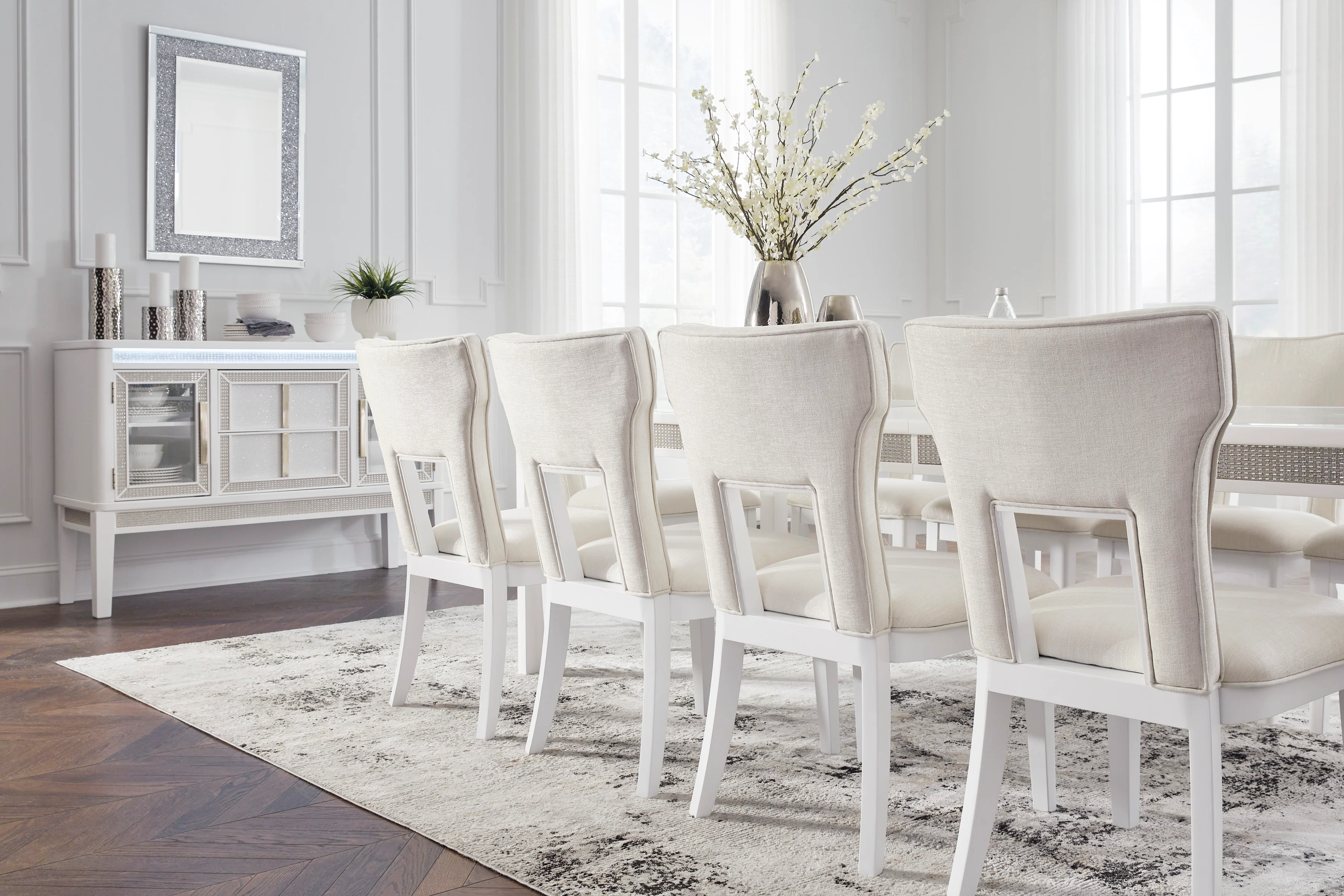 Chalanna Dinning table set (Table+ 8 chairs) - Image 4