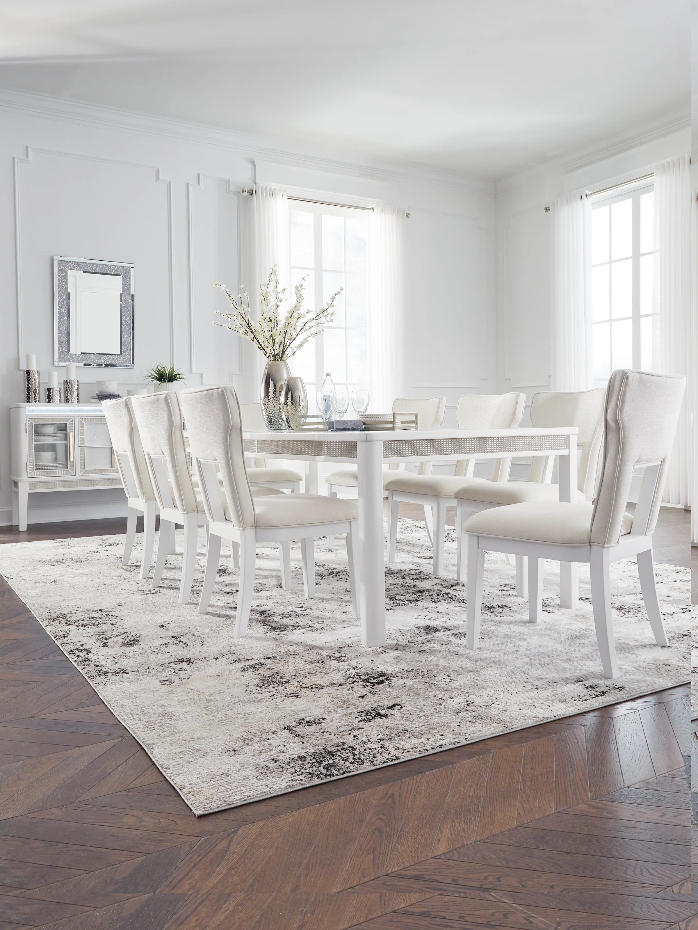 Chalanna Dinning table set (Table+ 8 chairs) - Image 5