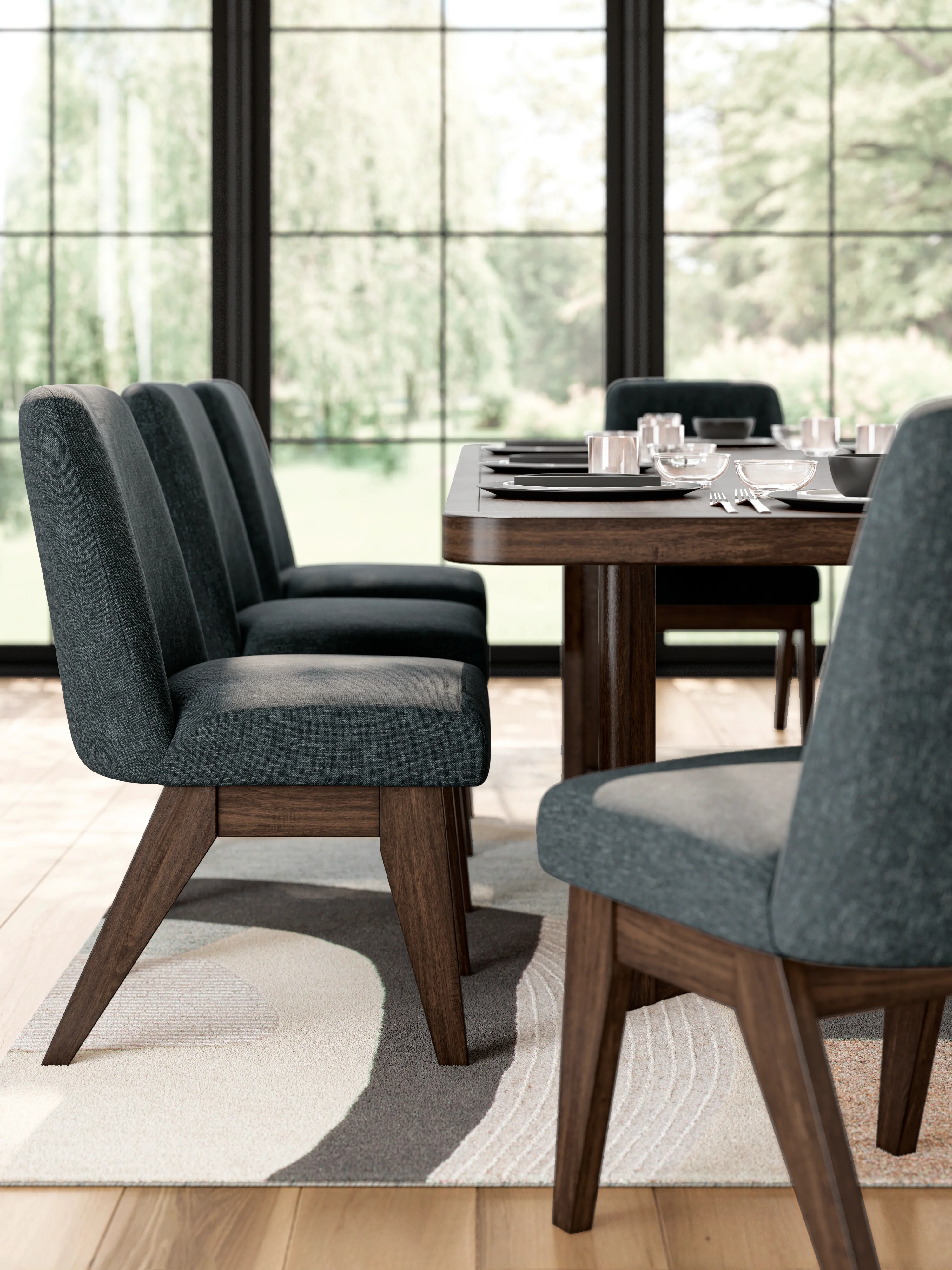 Kendamore Dinning table set (Table+ 8 chairs) - Image 4