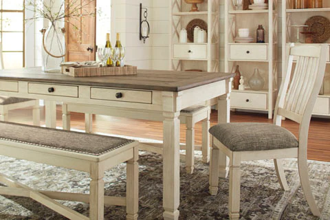 Bolanburg Large UPH Dining Room Bench - Image 9