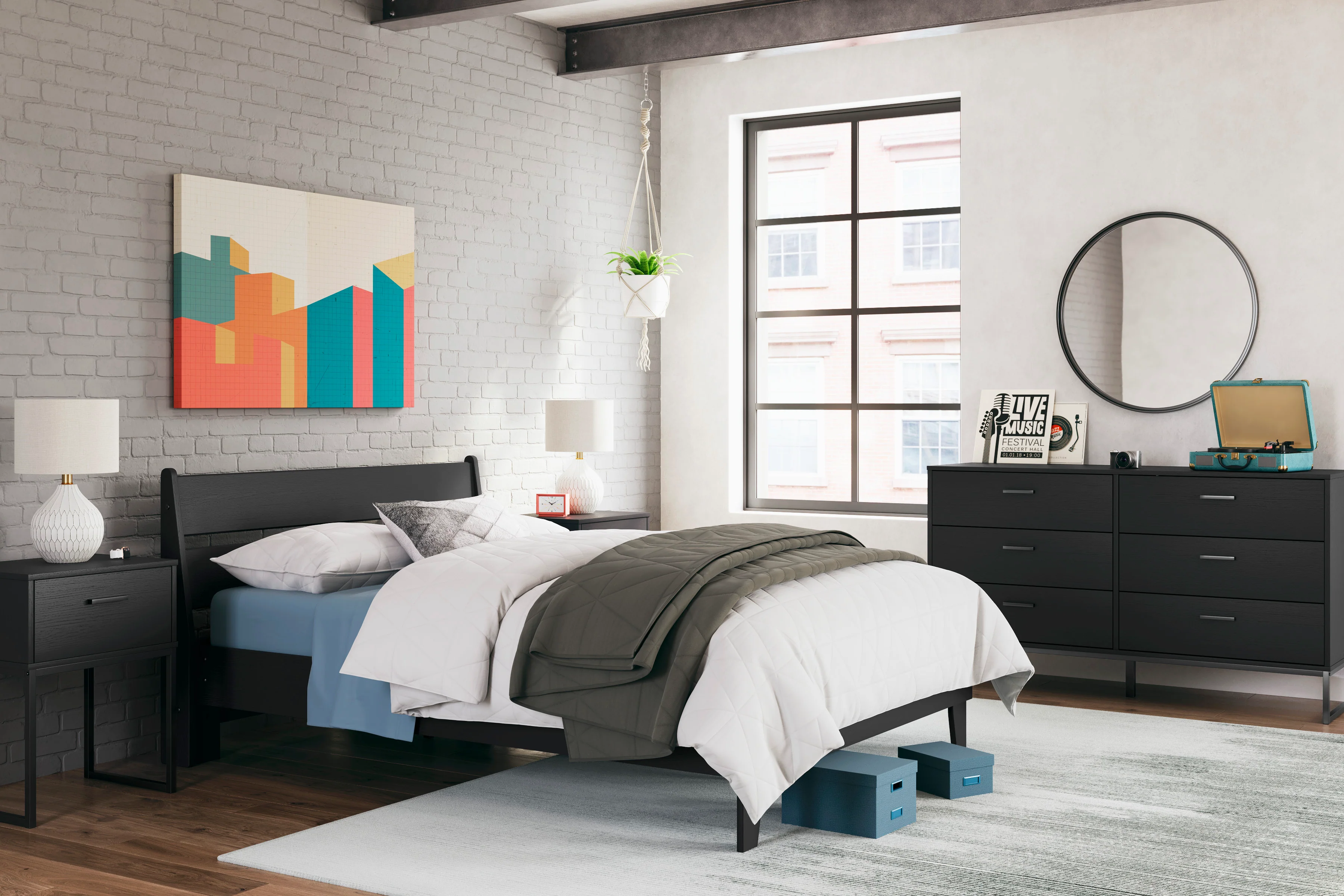 Socalle Full Panel Platform Bed - Image 11