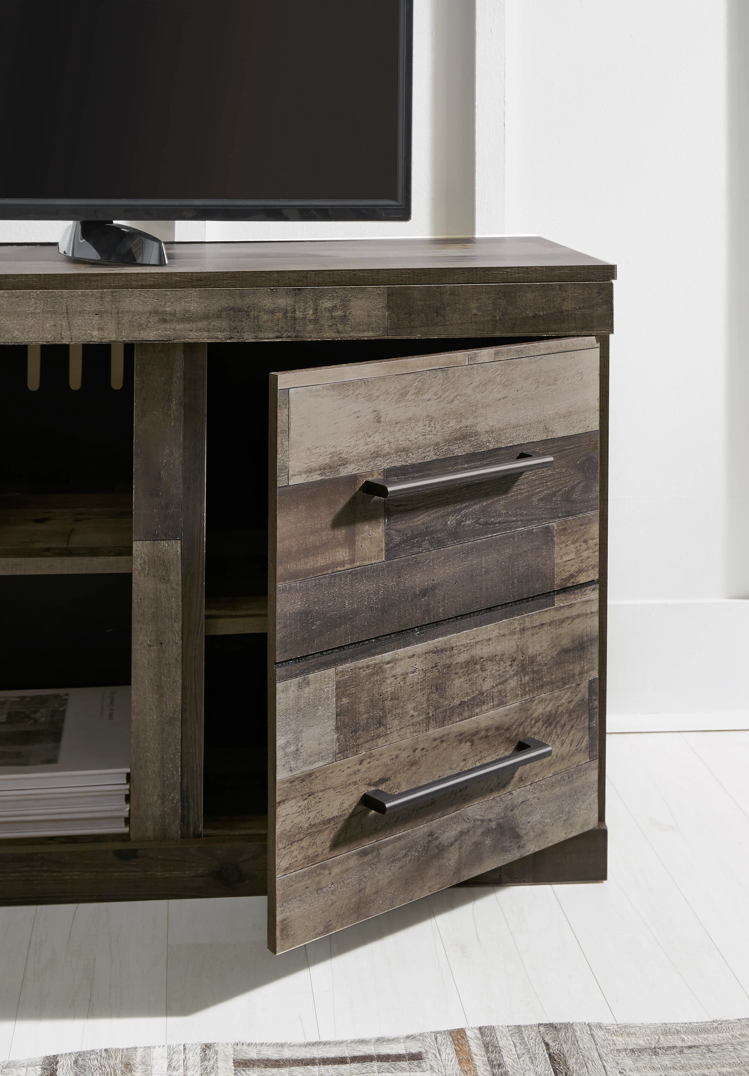 Derekson LG TV Stand With Fireplace Option - Image 3