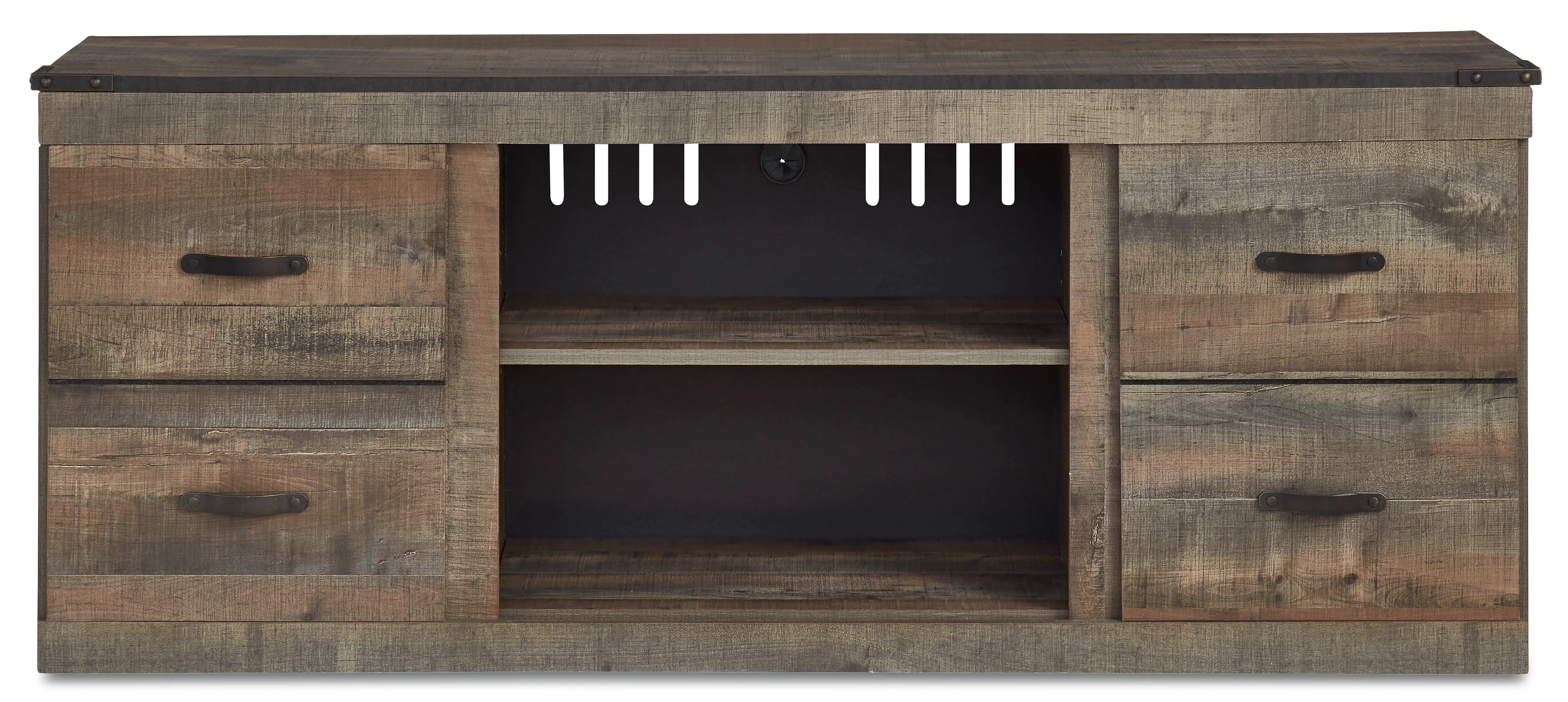 Trinell LG TV Stand With Fireplace Option - Image 4