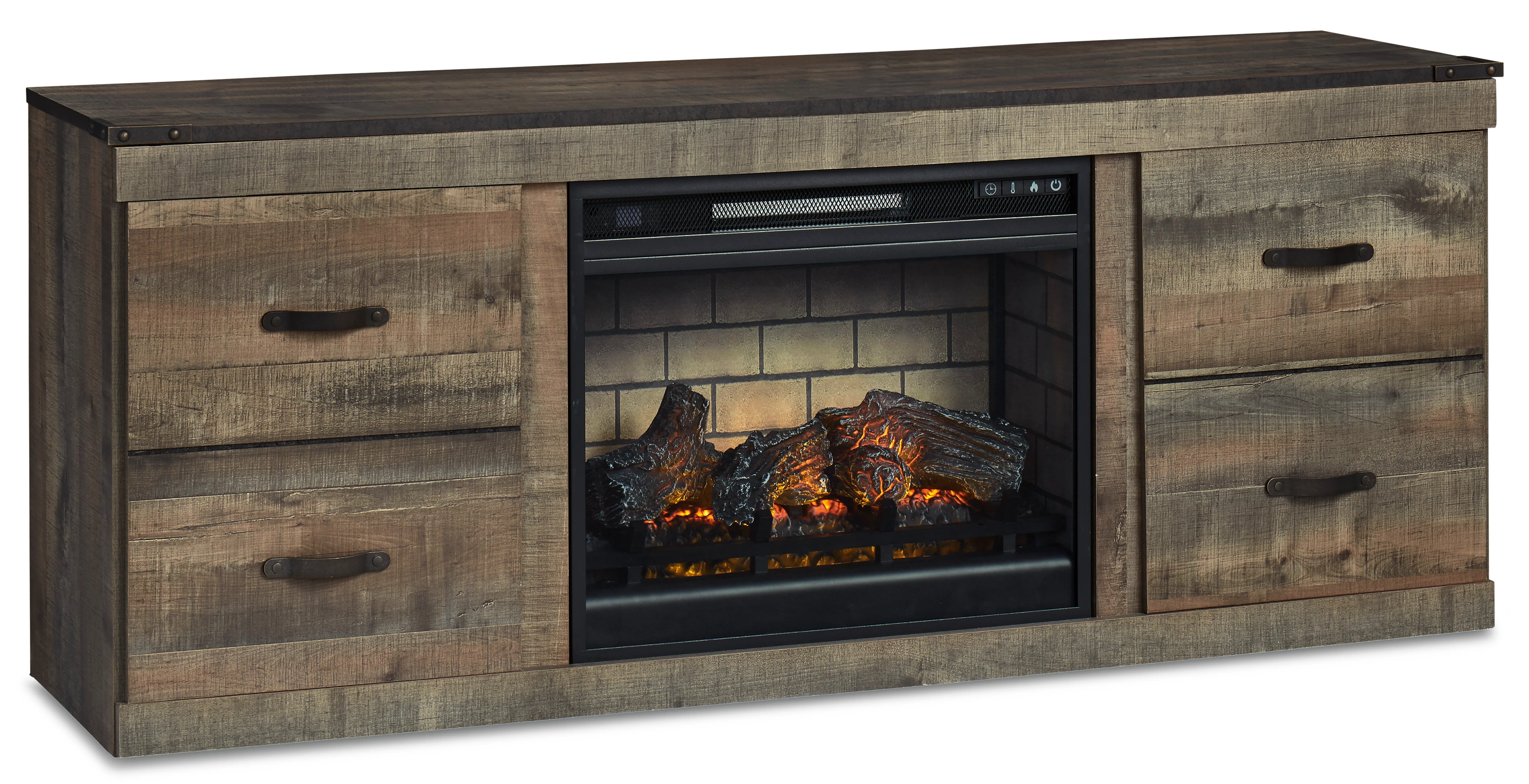 Trinell LG TV Stand With Fireplace Option - Image 9