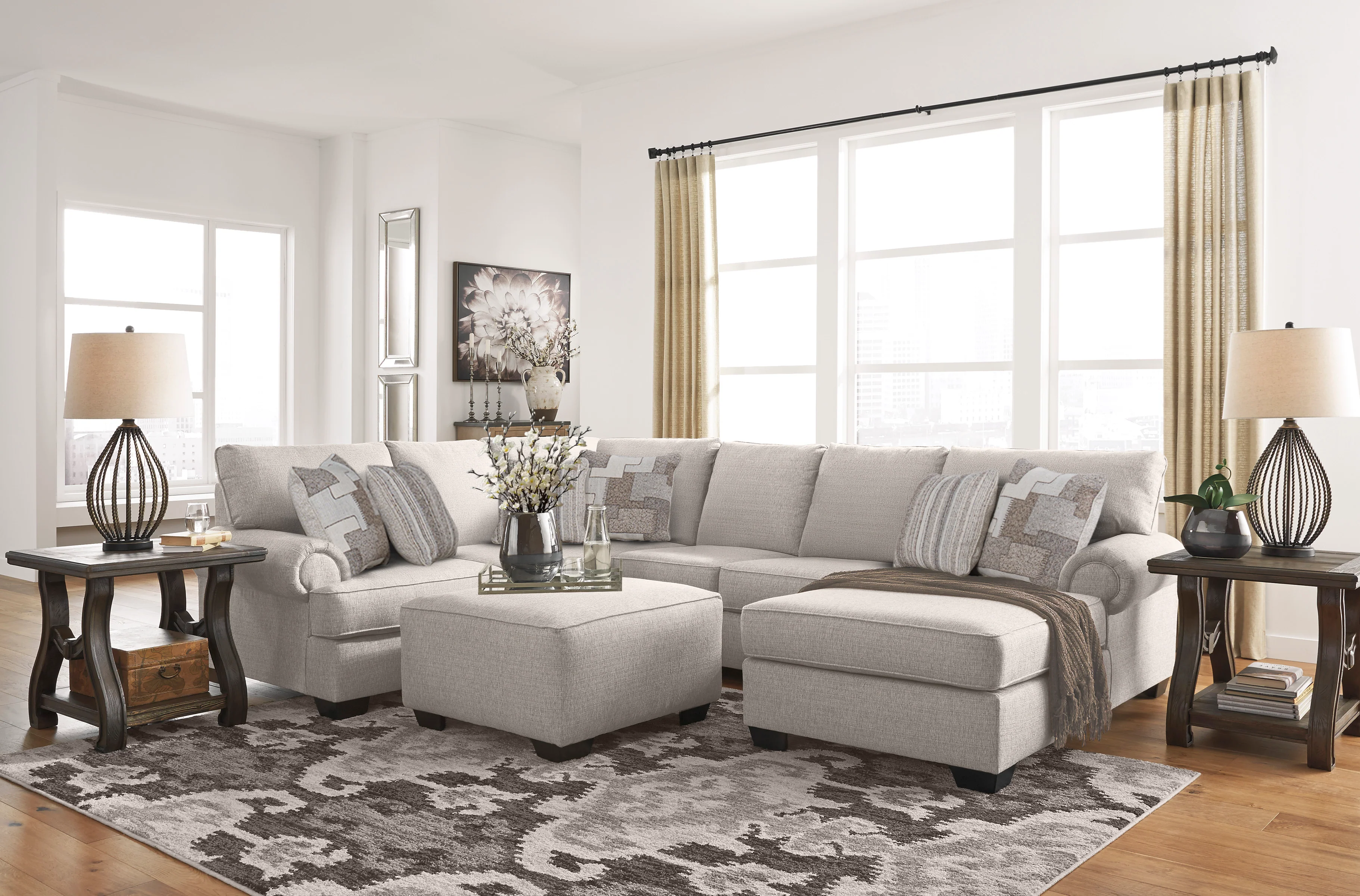 Veloura 5-piece Sectional Sofa Set