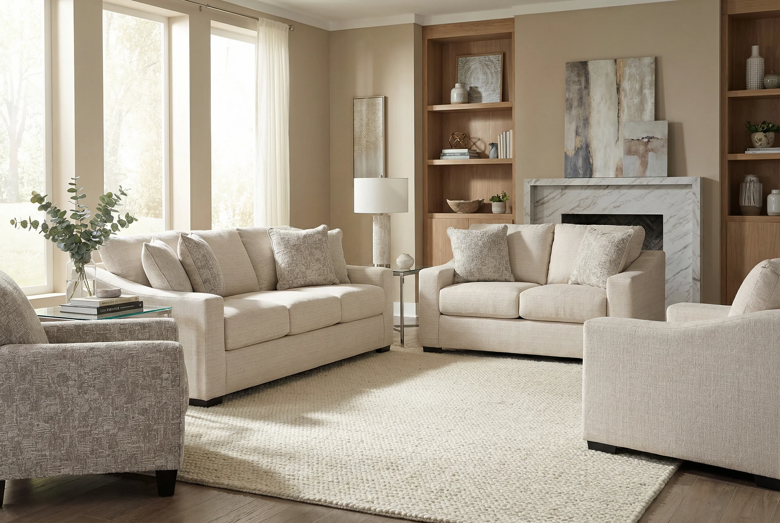 Anastasia Sofa Set (3+2+1+Accent chair) - Image 3
