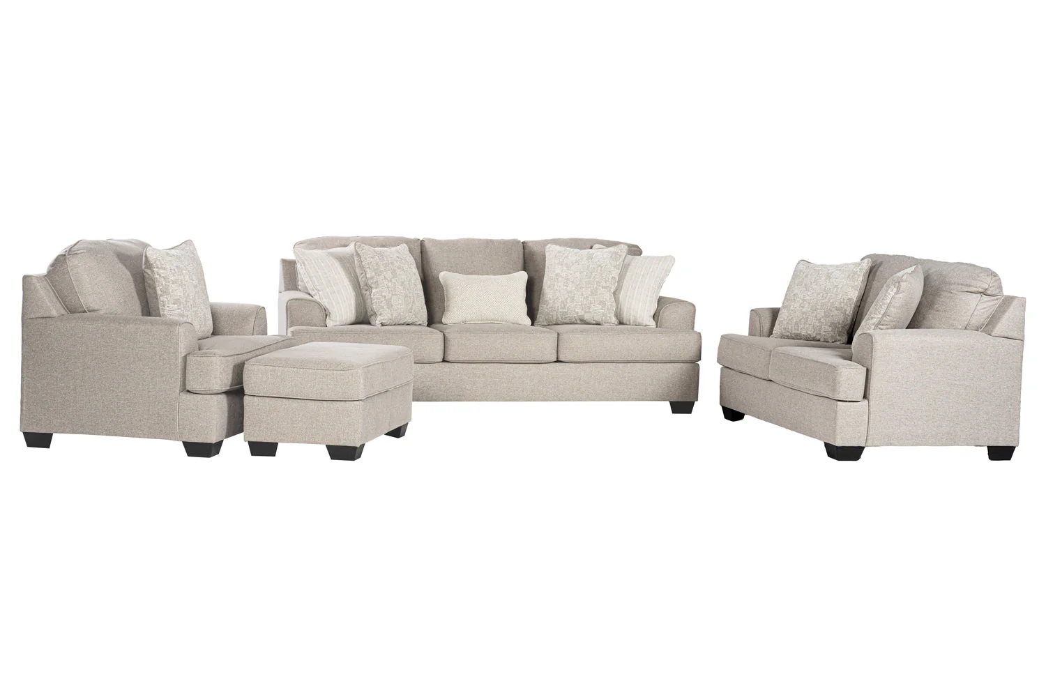 Velvet Beast Sofa Set (3+2+1+ottoman) - Image 6