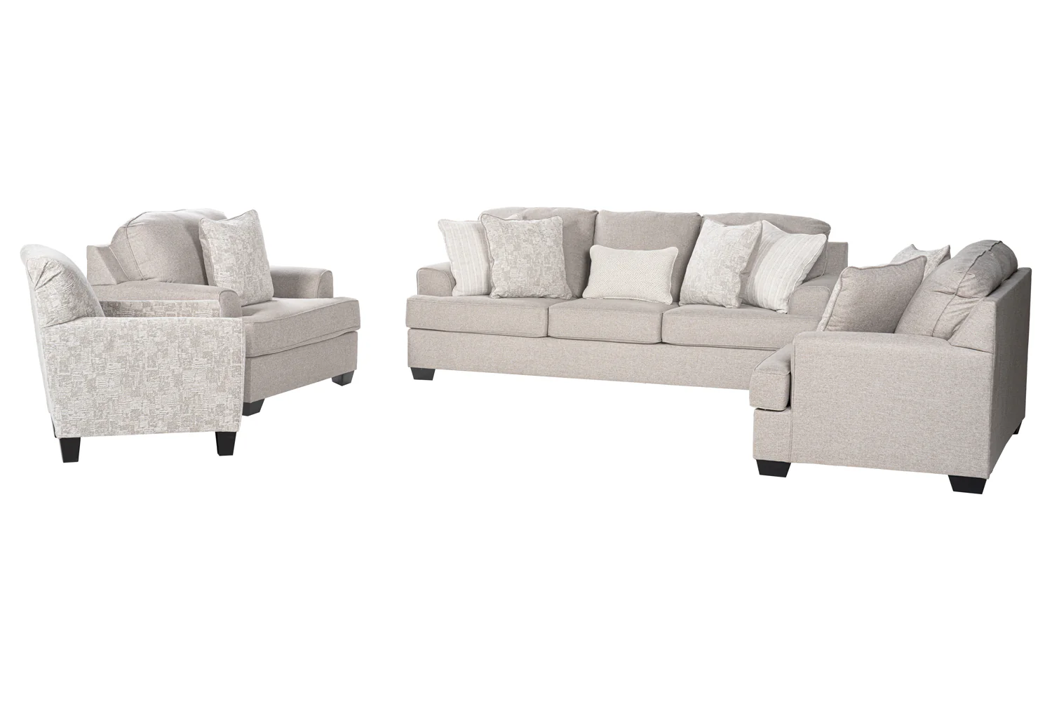 Velvet Beast Sofa Set (3+2+1+Accent chair) - Image 4