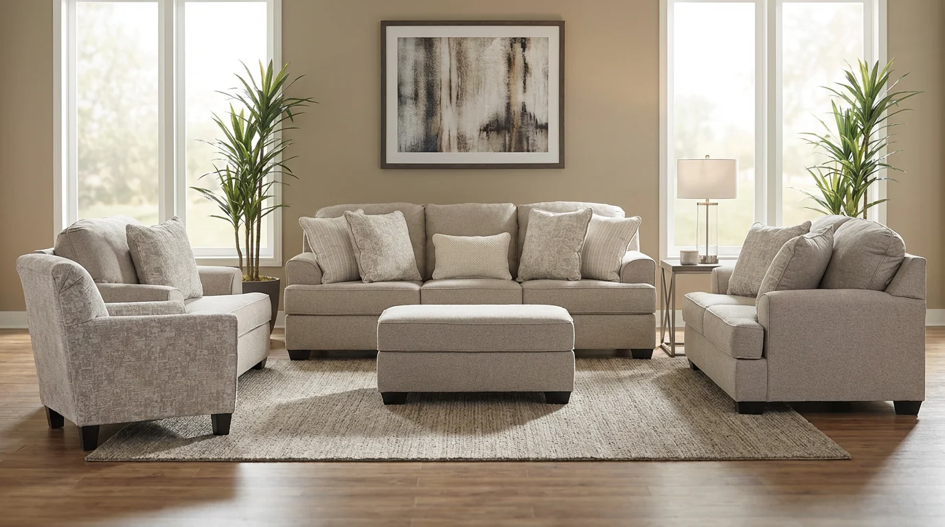Velvet Beast Sofa Set (3+2+1+ottoman+Accent chair) - Image 11