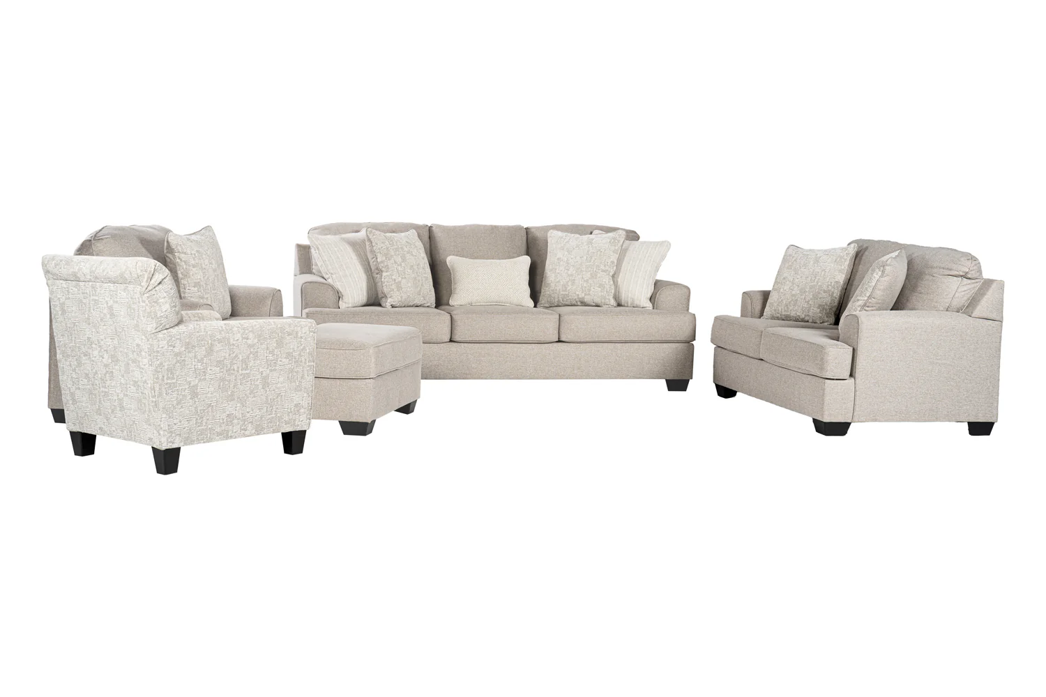 Velvet Beast Sofa Set (3+2+1+ottoman+Accent chair) - Image 14