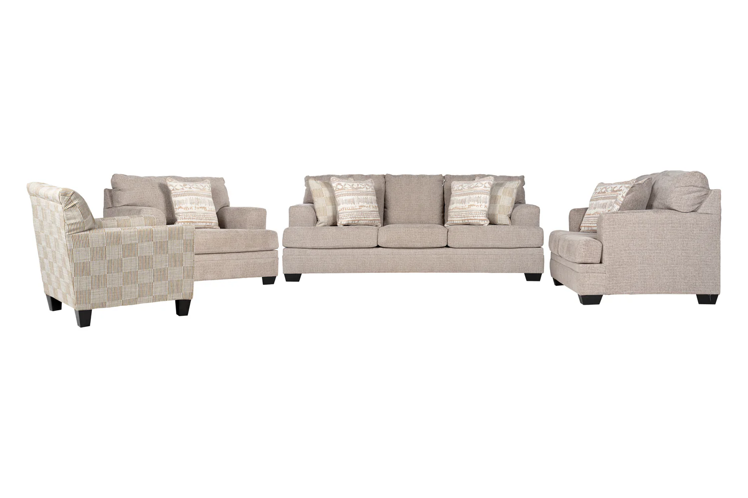 Chesterfield Sofa Set (3+2+1+Accent chair) - Image 4