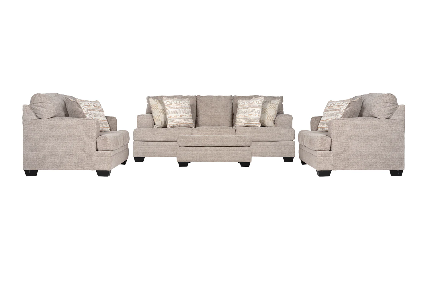 Chesterfield Sofa Set (3+2+2+ottoman) - Image 5