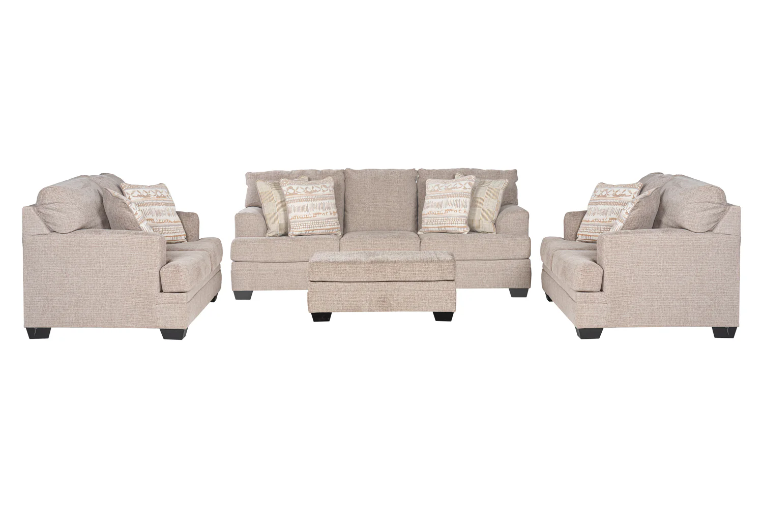 Chesterfield Sofa Set (3+2+2+ottoman) - Image 7