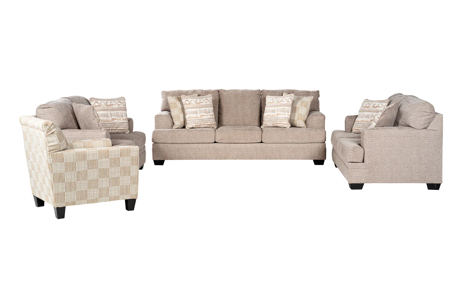 Chesterfield Sofa Set (3+2+2+Accent chair) - Image 4