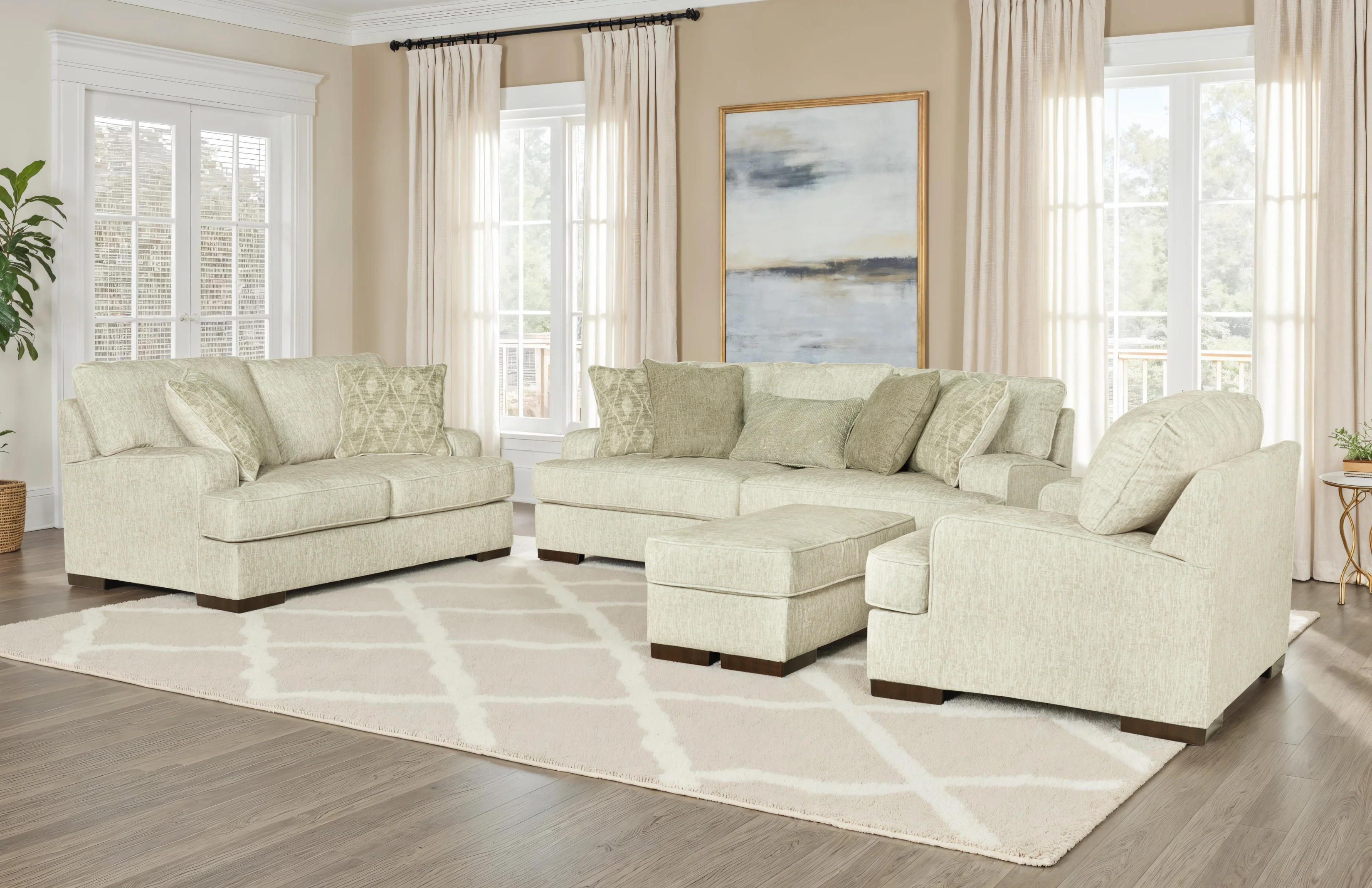 Luxe Form Sofa Set (3+2+1)